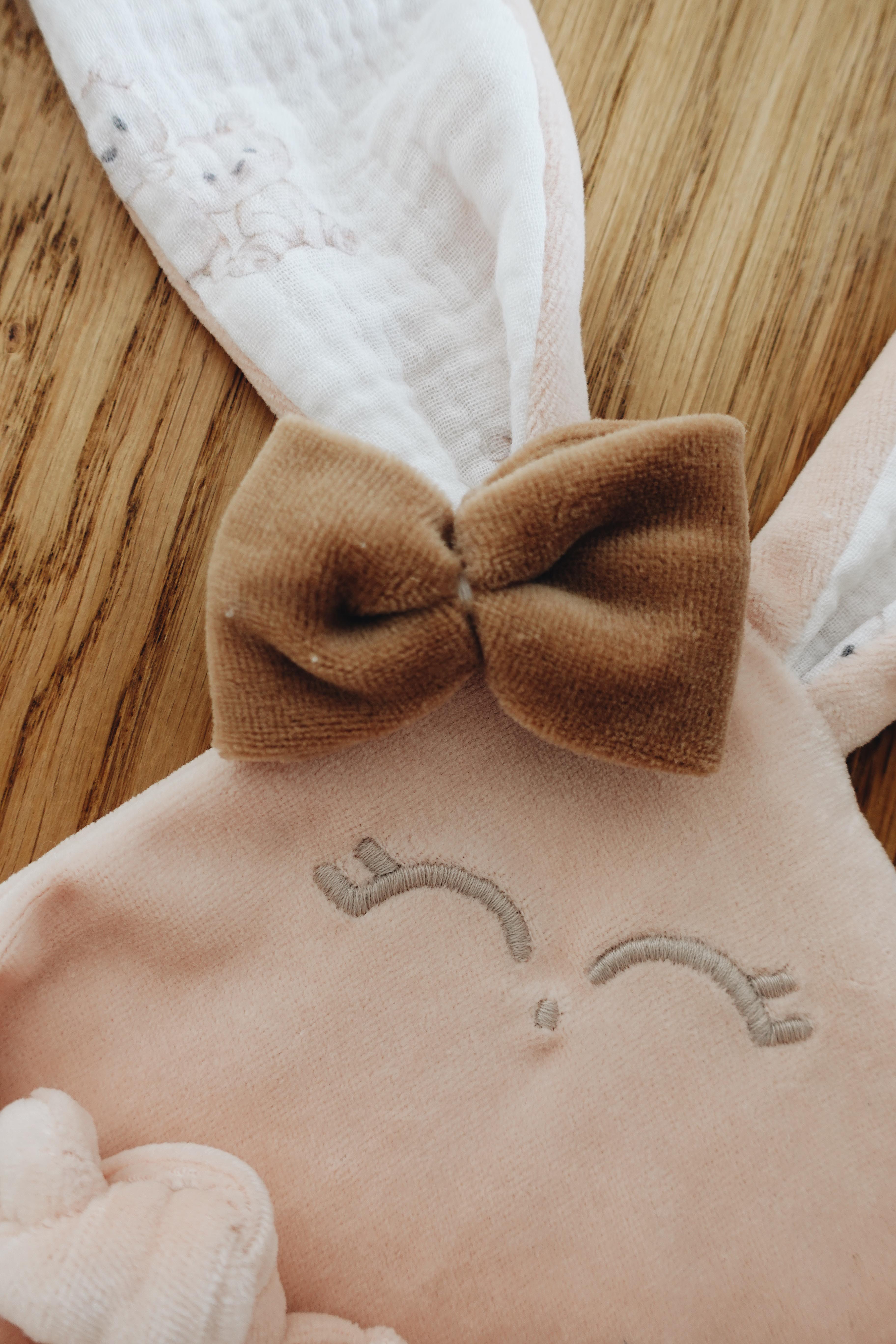 PROTOTYPE - Doudou Velours Classique Noeuds - Little Bears