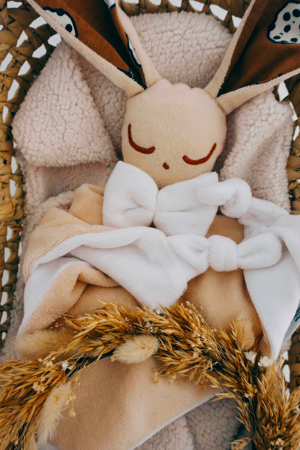 Doudou Eponge Câlin Noeuds - Milk and Cookies