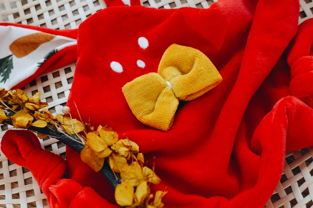 Doudou Velours Mini Noeuds - Potager
