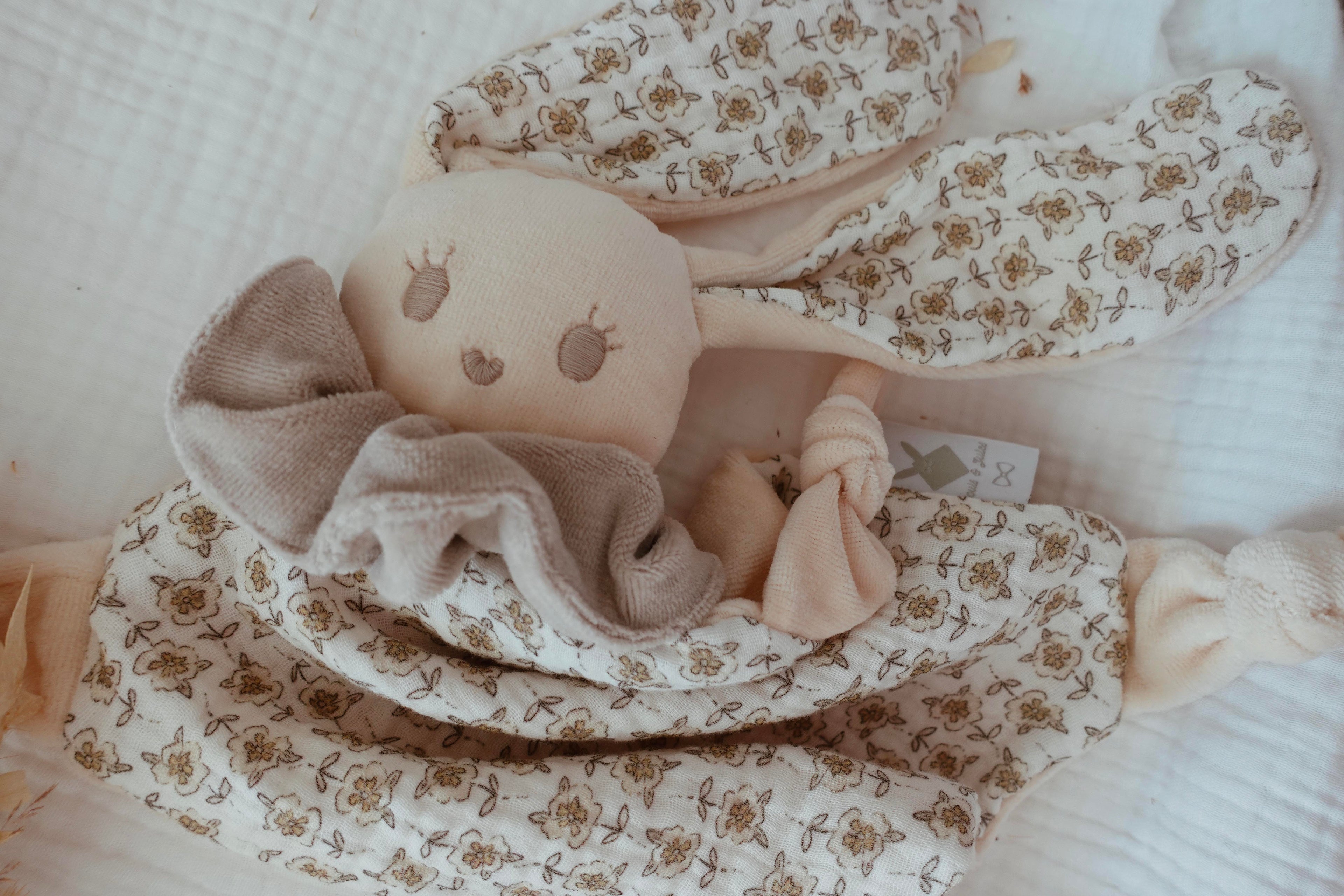 Doudou Velours Chouchou - Retro Floral