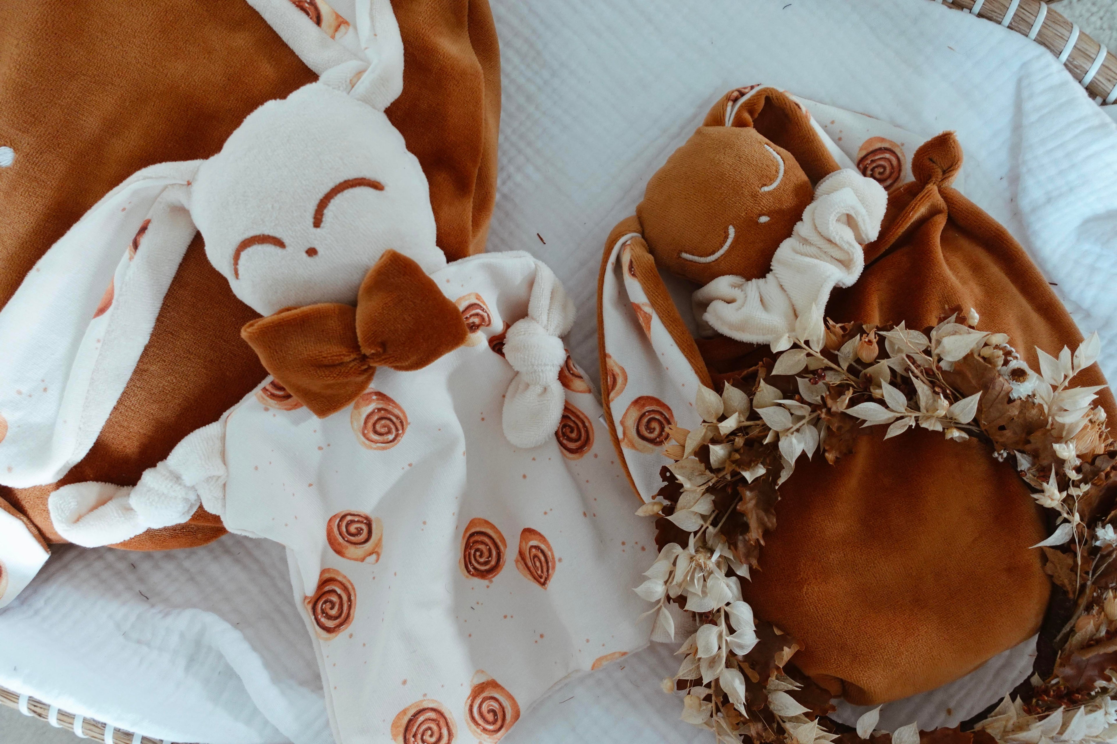 Doudou Velours Chouchou - Cinnamon Rolls