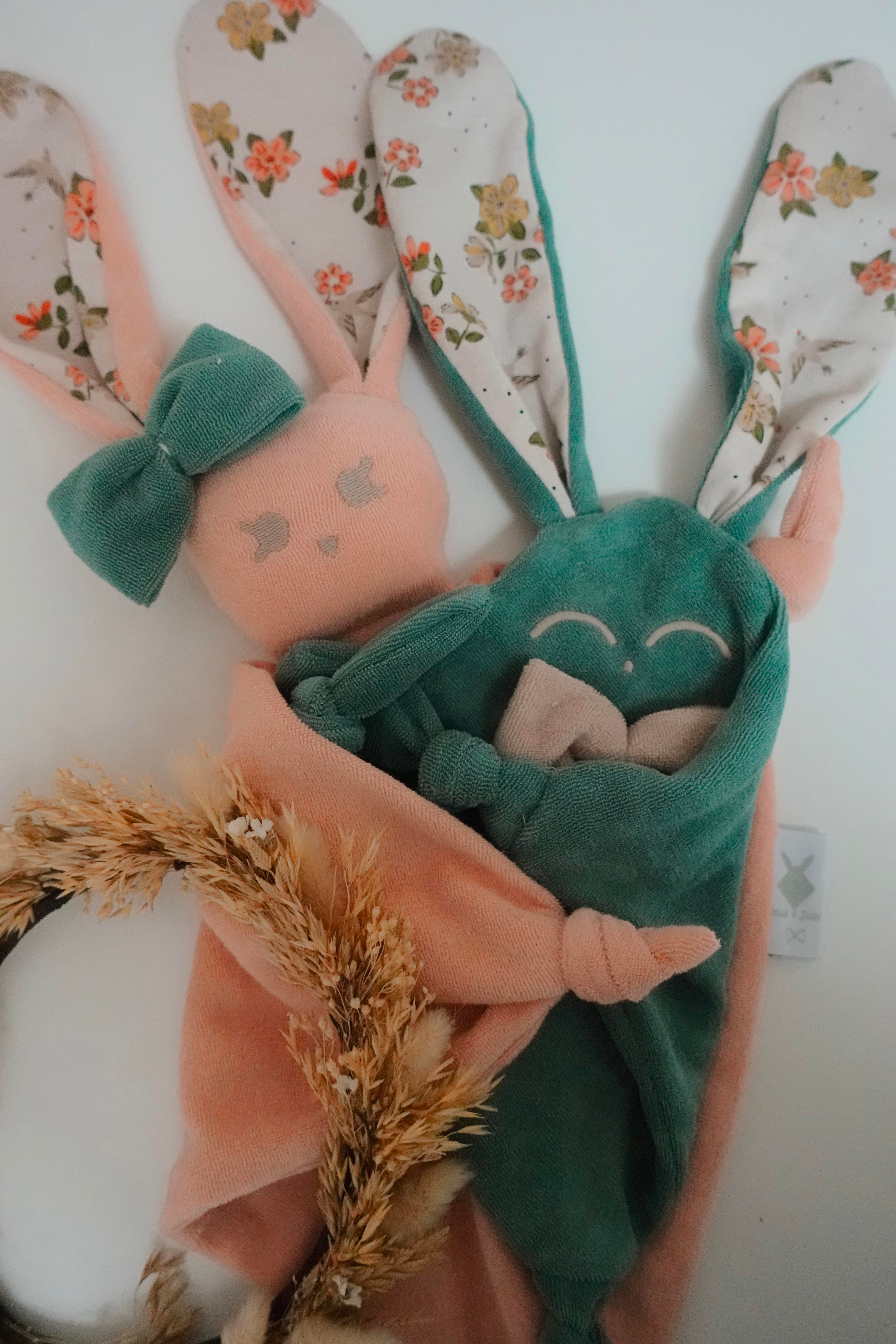 Doudou Eponge Mini Noeuds - Oisillons