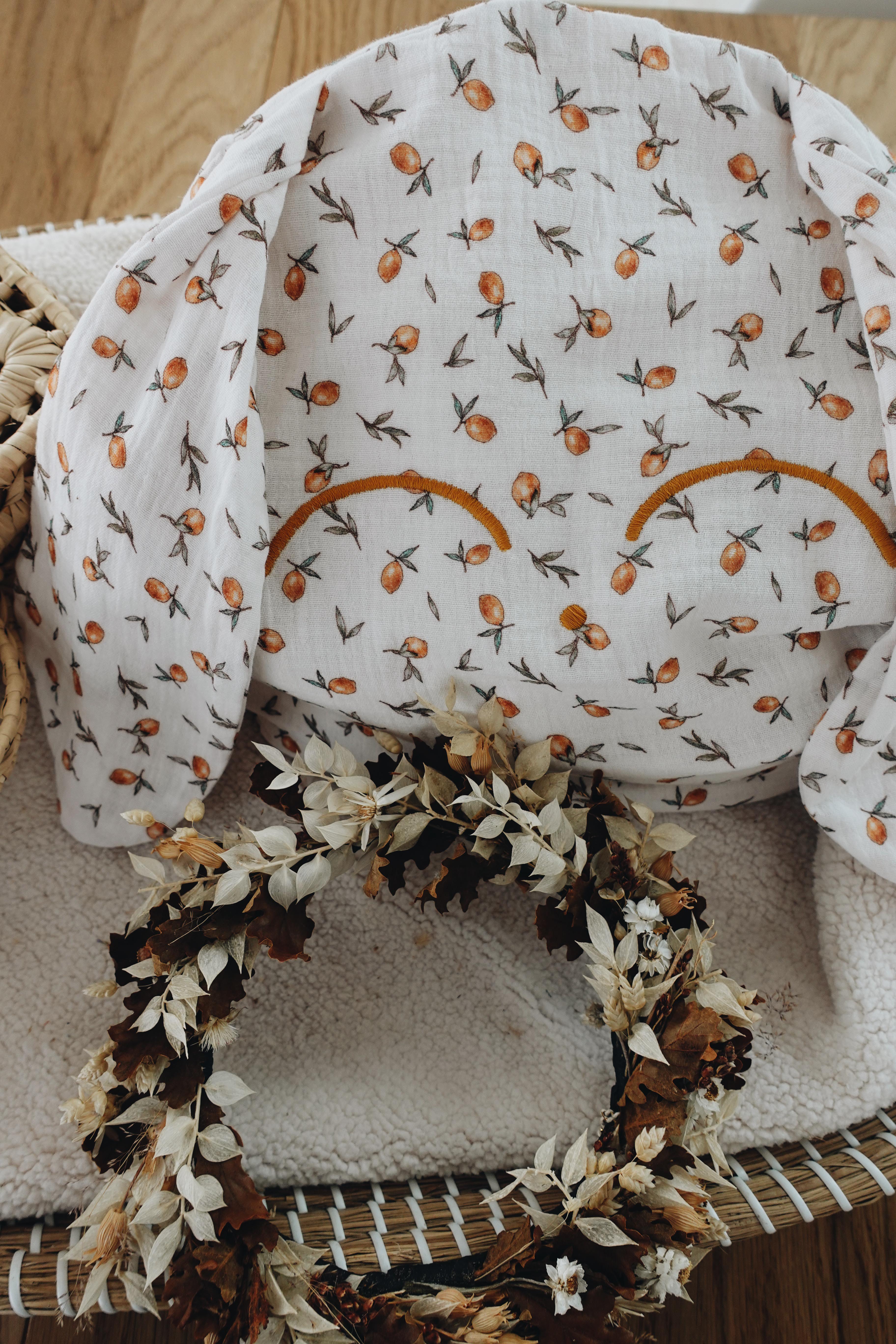 Petit Coussin Lange - Citrons