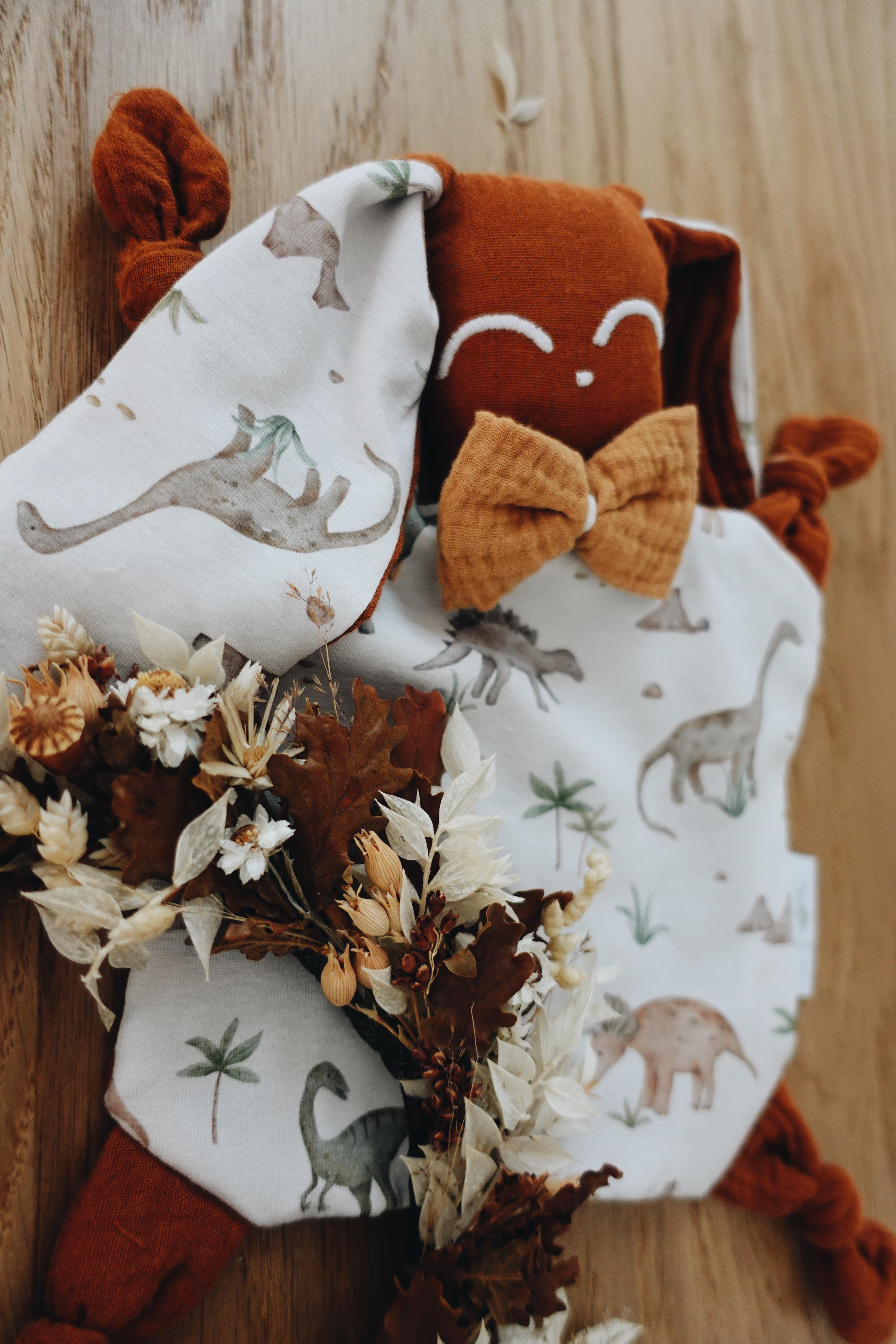 Doudou Lange Chouchou - Dino Pastel