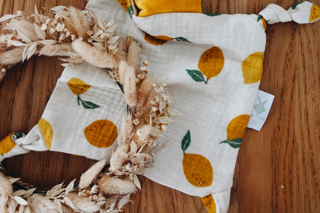 PROTOTYPE - Doudou Mousseline Big Lemons