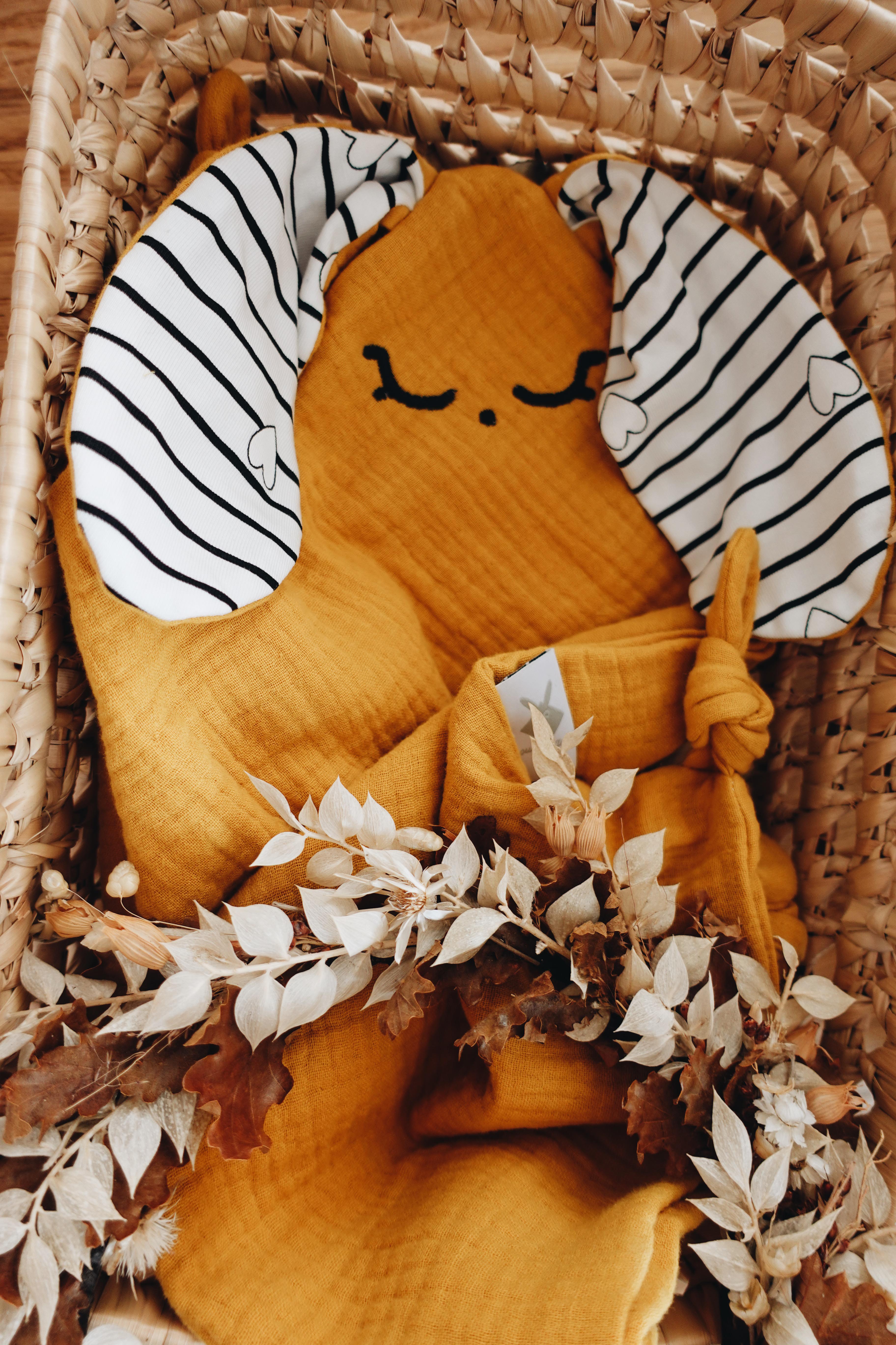 Doudou Lange Cocooning Noeuds - Changing Hearts