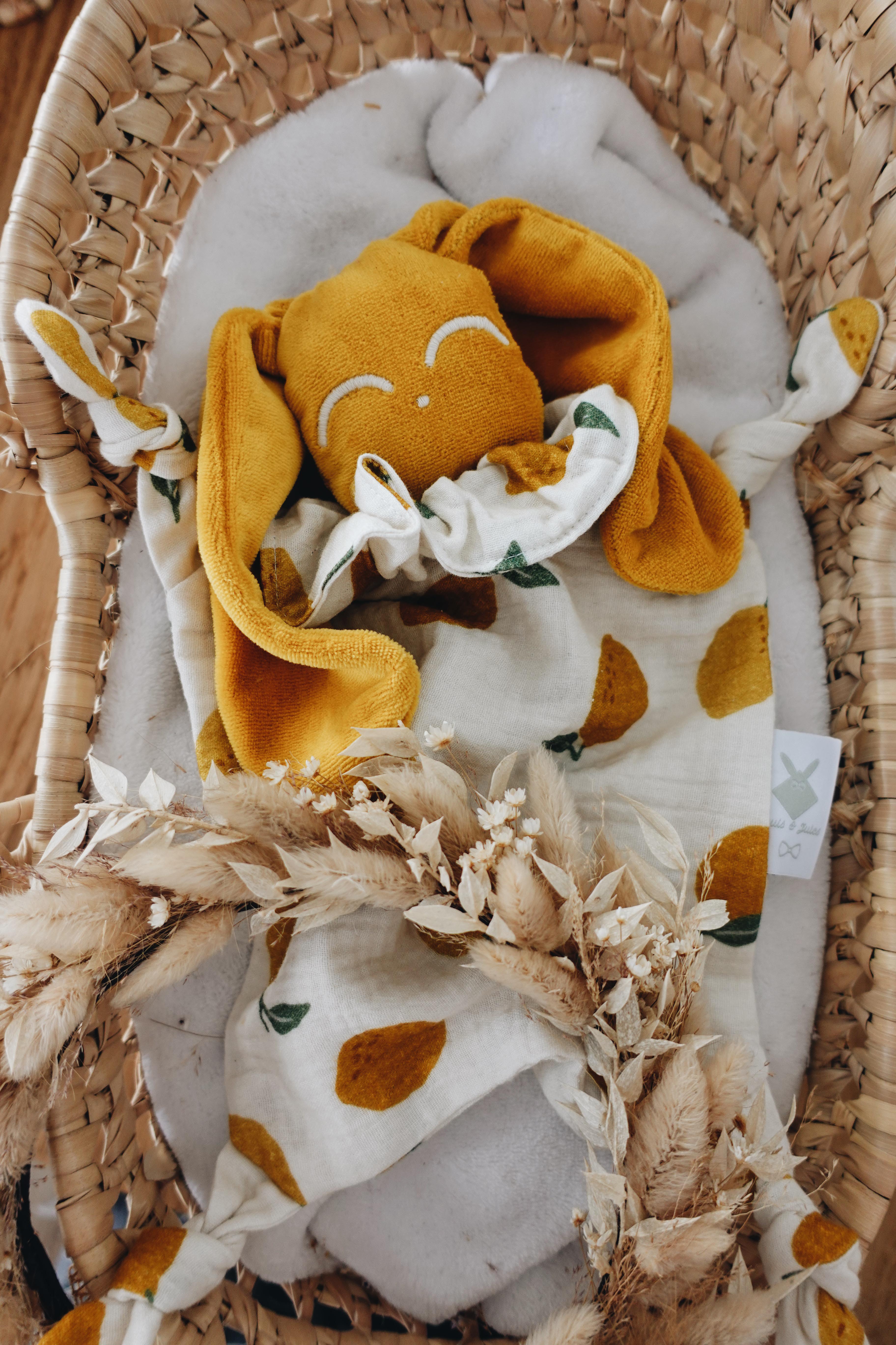 PROTOTYPE - Doudou Mousseline Big Lemons