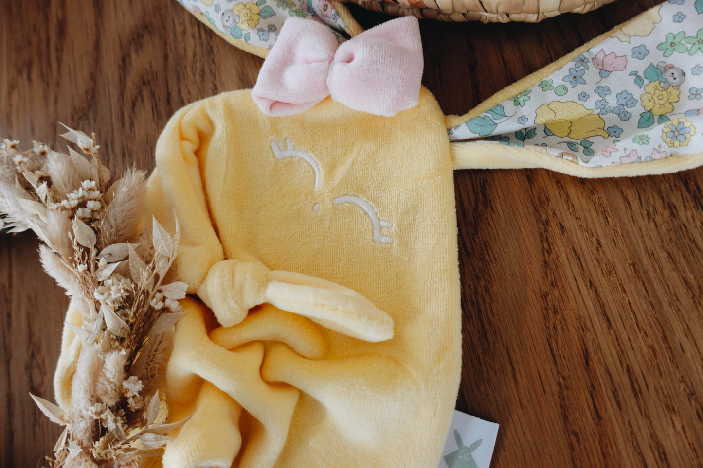 Doudou Velours Mini Noeuds - Kawaii Animals