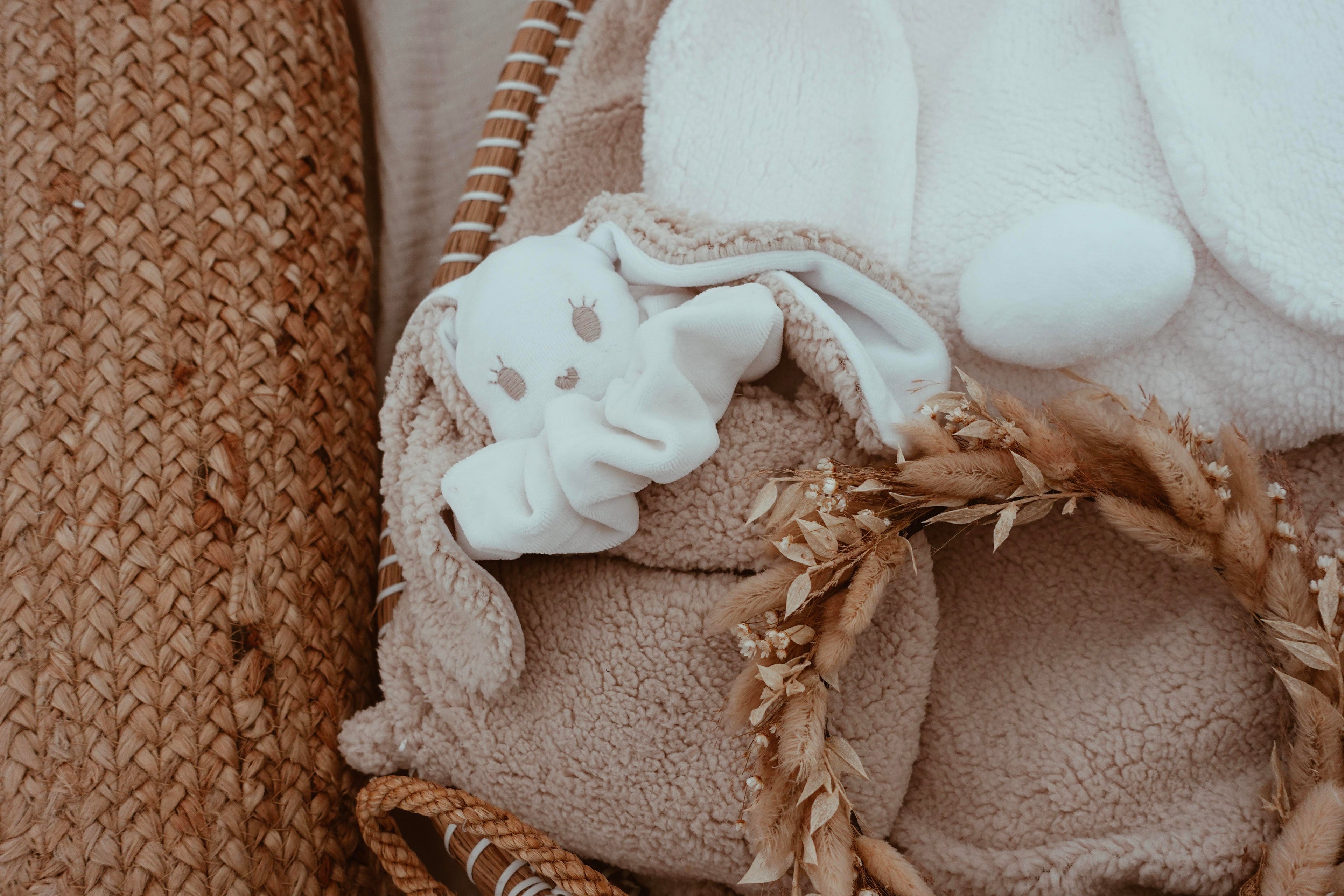 Bouillotte noyaux de cerise moumoute Pure - Épaisse Cappuccino