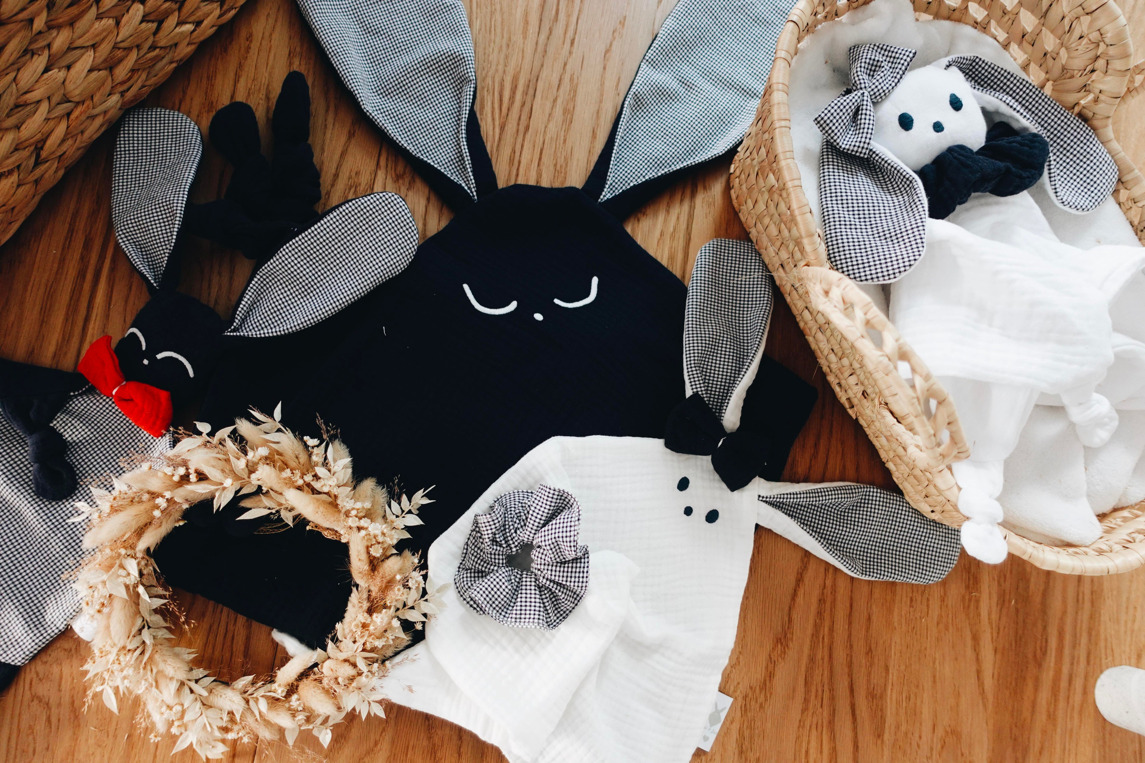 Doudou Lange Câlin Noeuds - Vichy