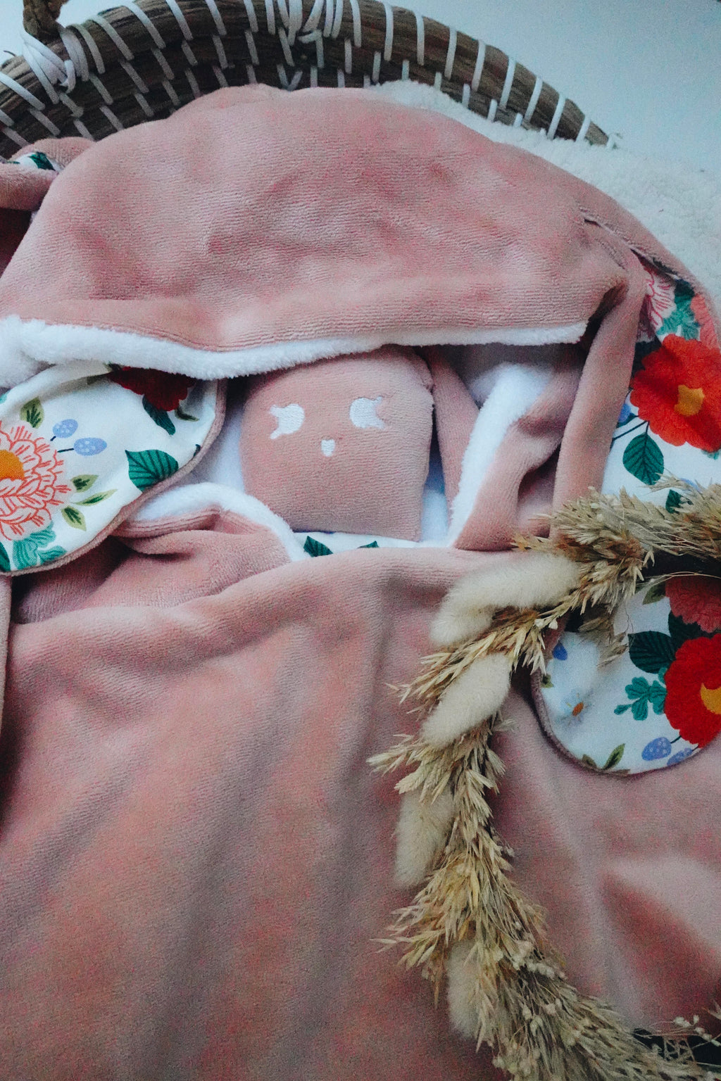 Poncho Velours - Wild Flora