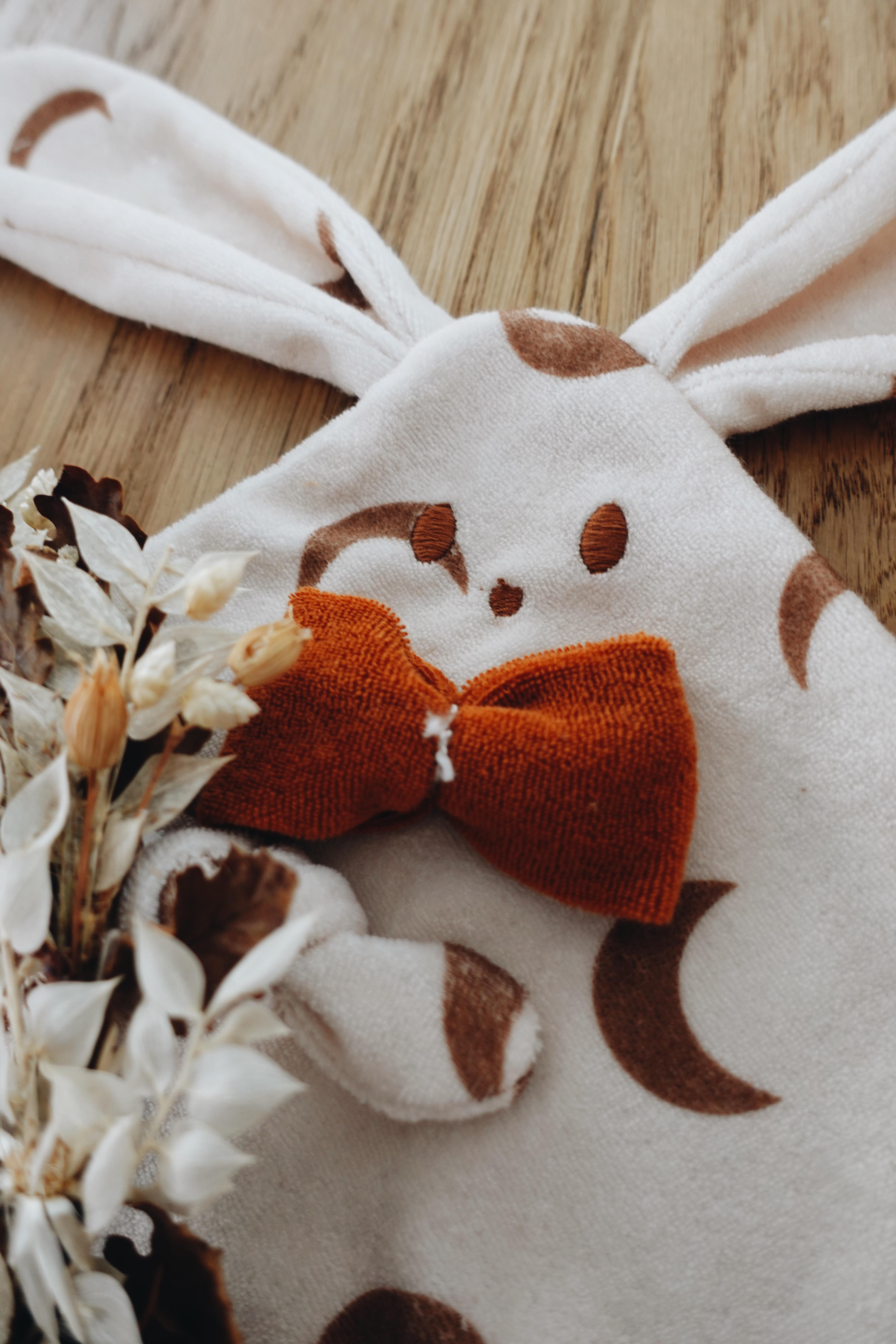 Doudou Eponge Mini Noeuds - Camel Moon