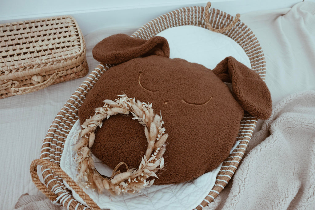 Petit Coussin Moumoute Pure - Épaisse Chocolat