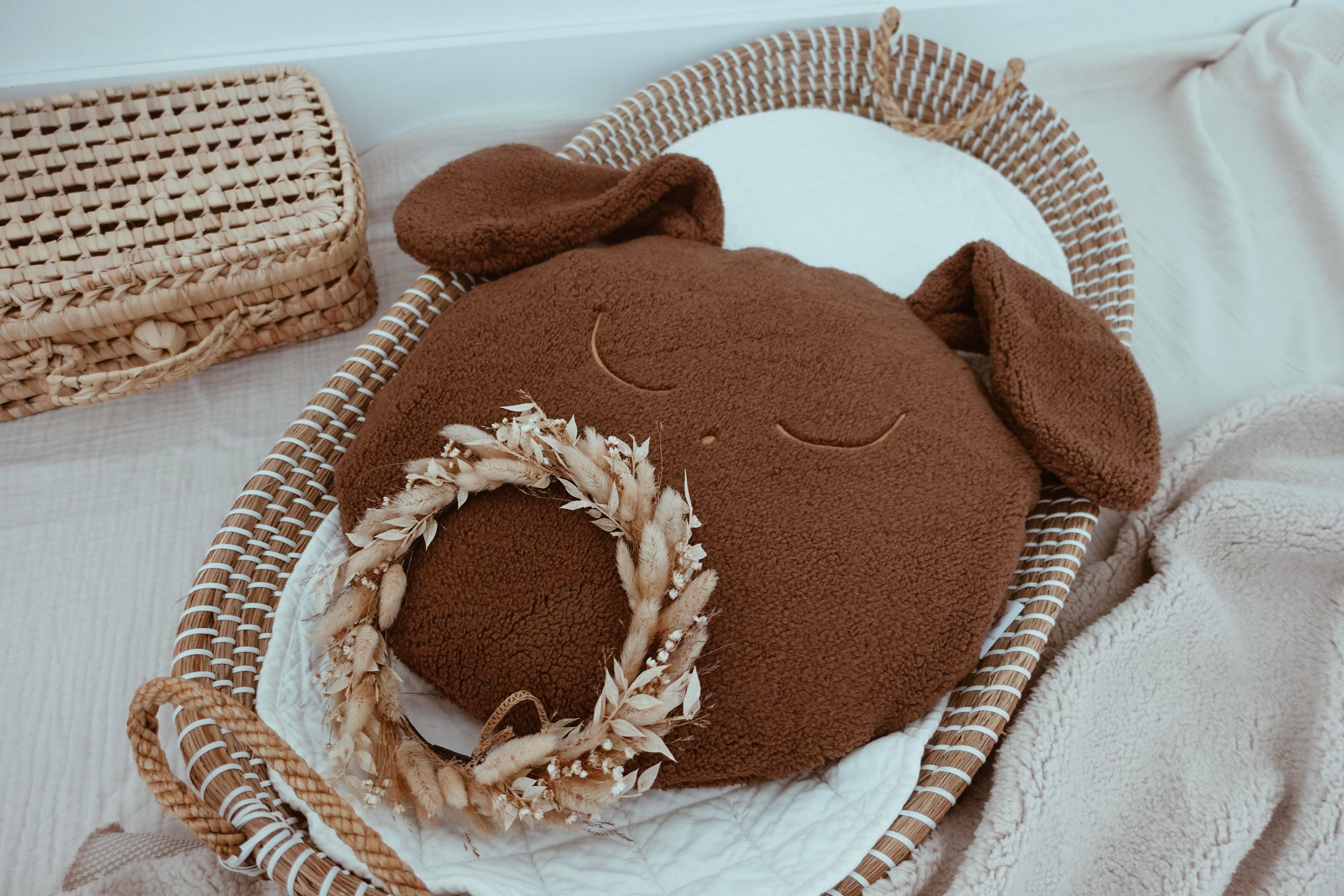 Petit Coussin Moumoute Pure - Épaisse Chocolat