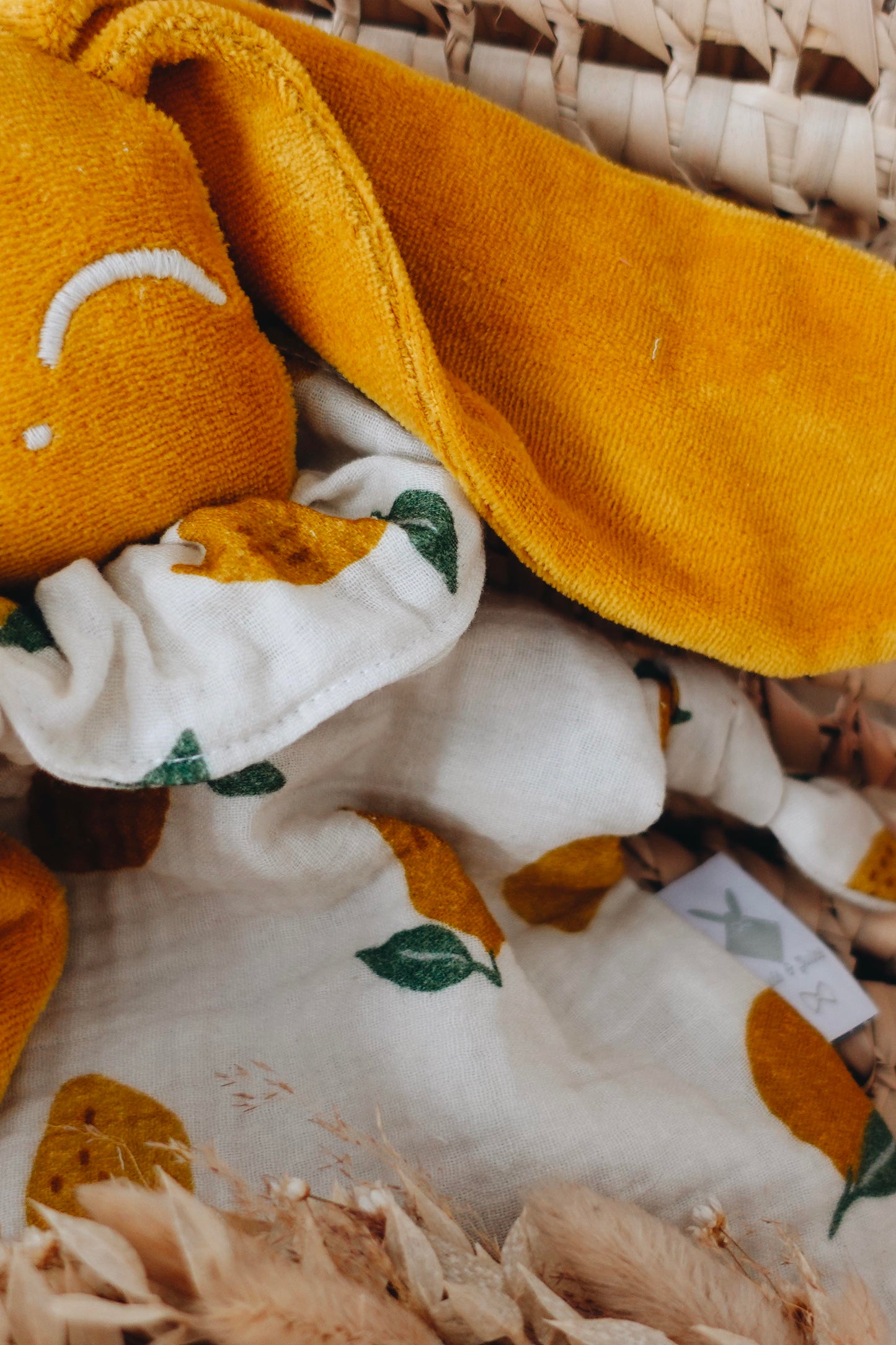 Doudou Mousseline Big Lemons