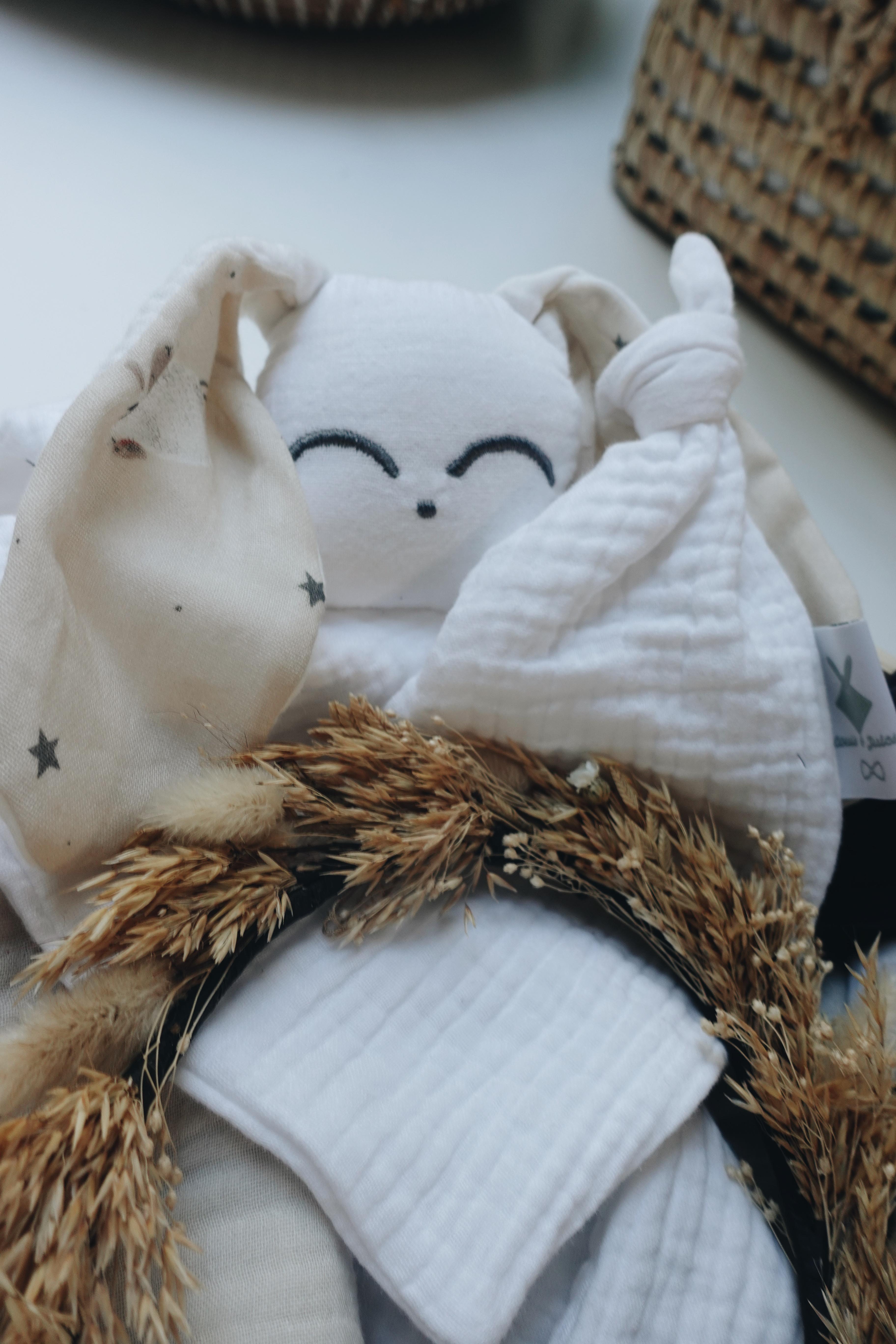 Doudou lange Gaufrette - Moutons