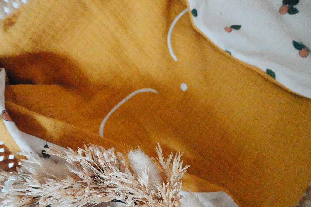 Petit Coussin Lange - Crème d'Abricots