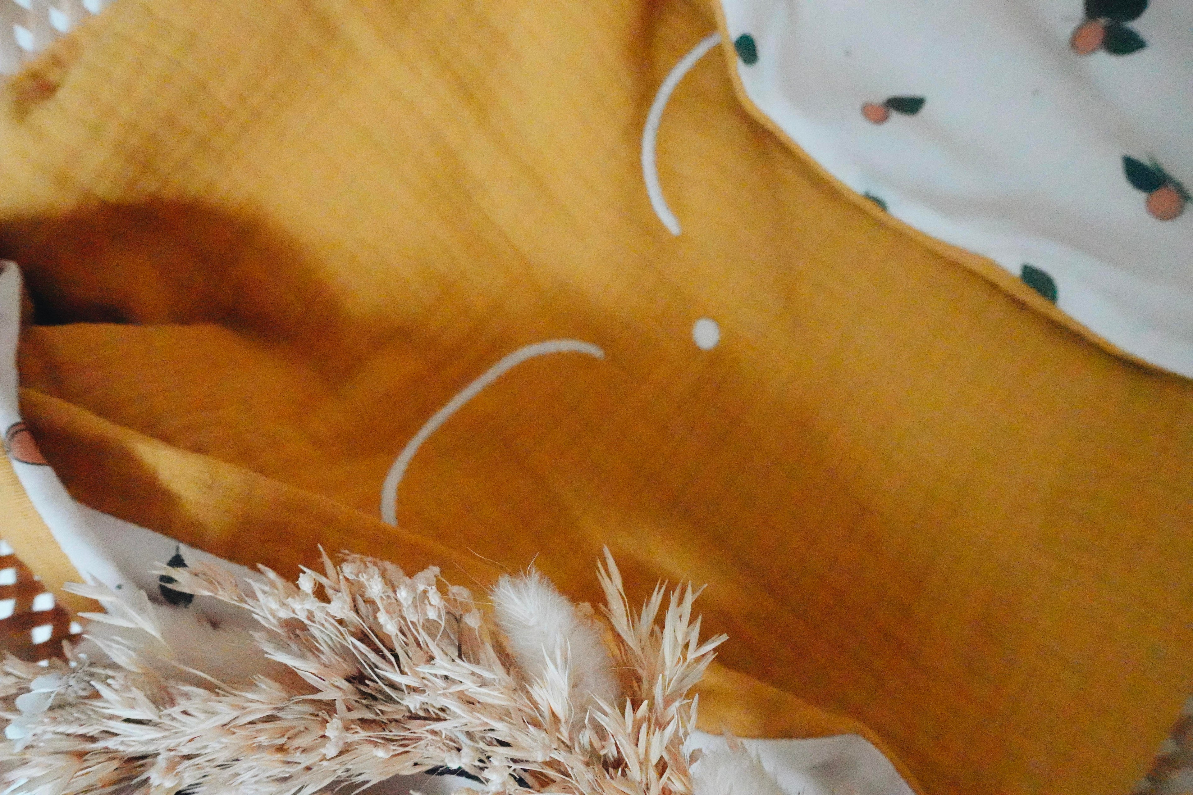 Petit Coussin Lange - Crème d'Abricots