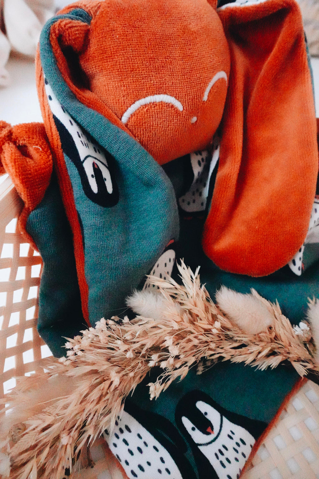 Doudou Velours Chouchou – Pingouins