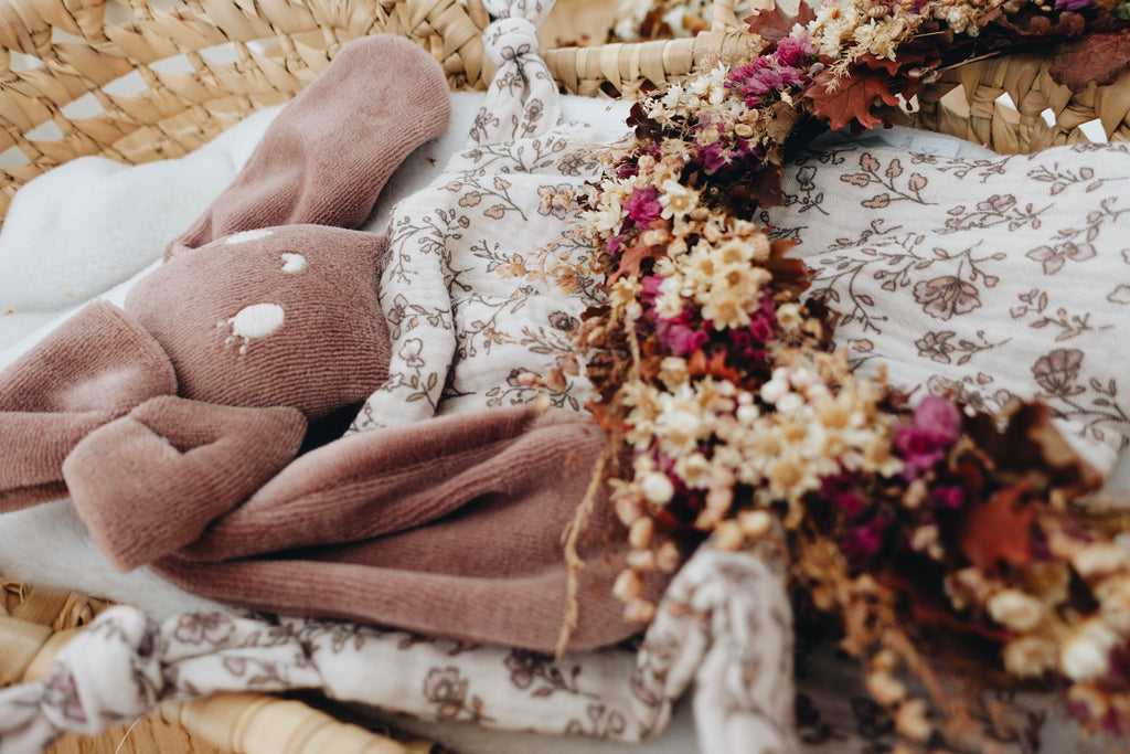 Doudou Mousseline Vintage Flowers