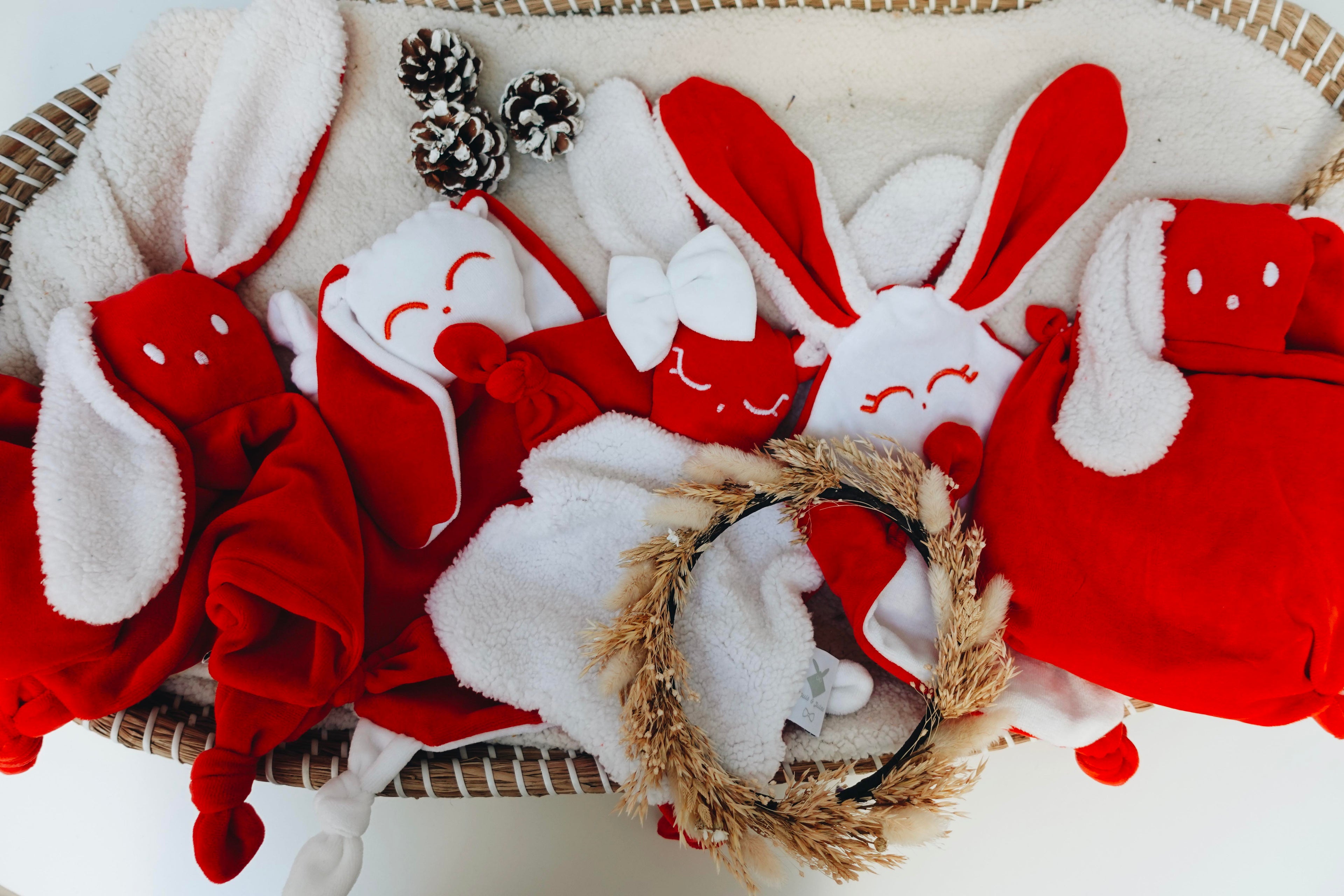 PROTOTYPE - Doudou Lange Chouchou – Noël Velours Moumoute