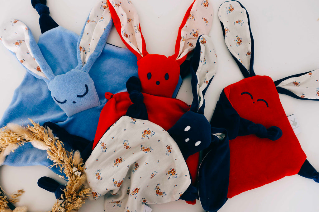 Doudou Velours Câlin Noeuds - Paulinette