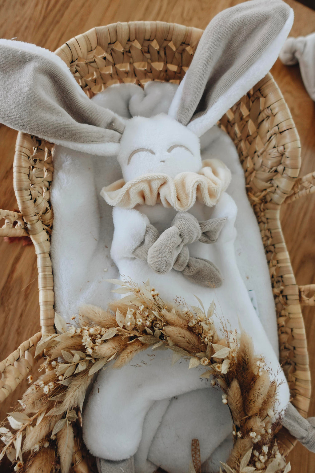Doudou Toudoux Sable/Blanc