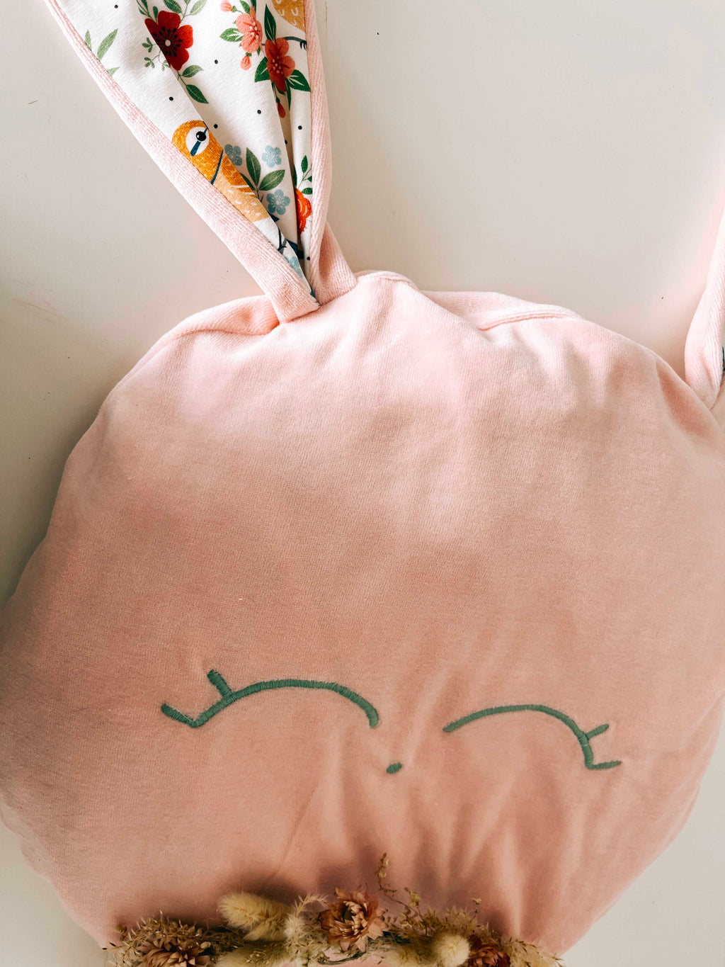 Petit Coussin Velours - Singing Birds