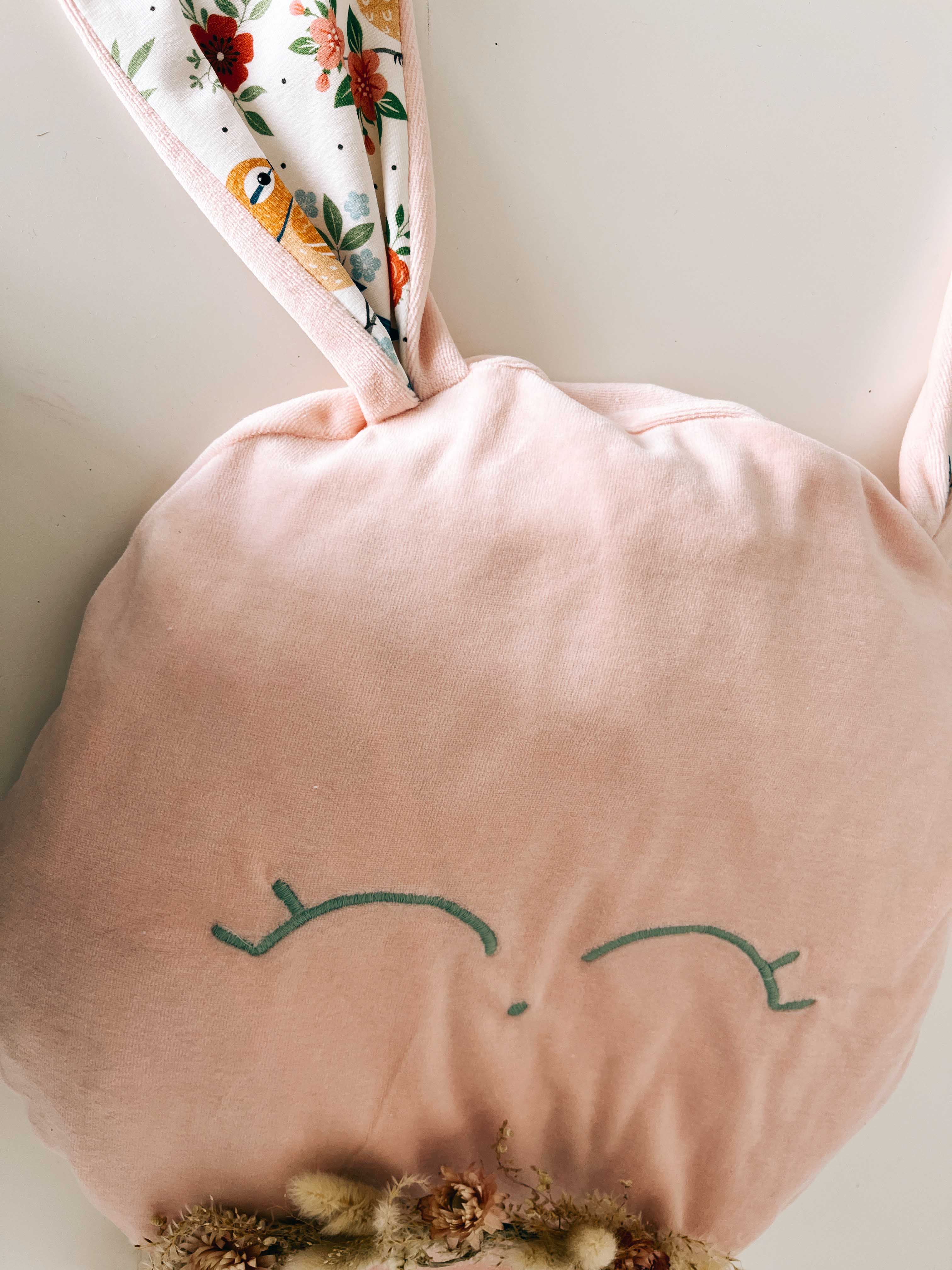 Petit Coussin Velours - Singing Birds