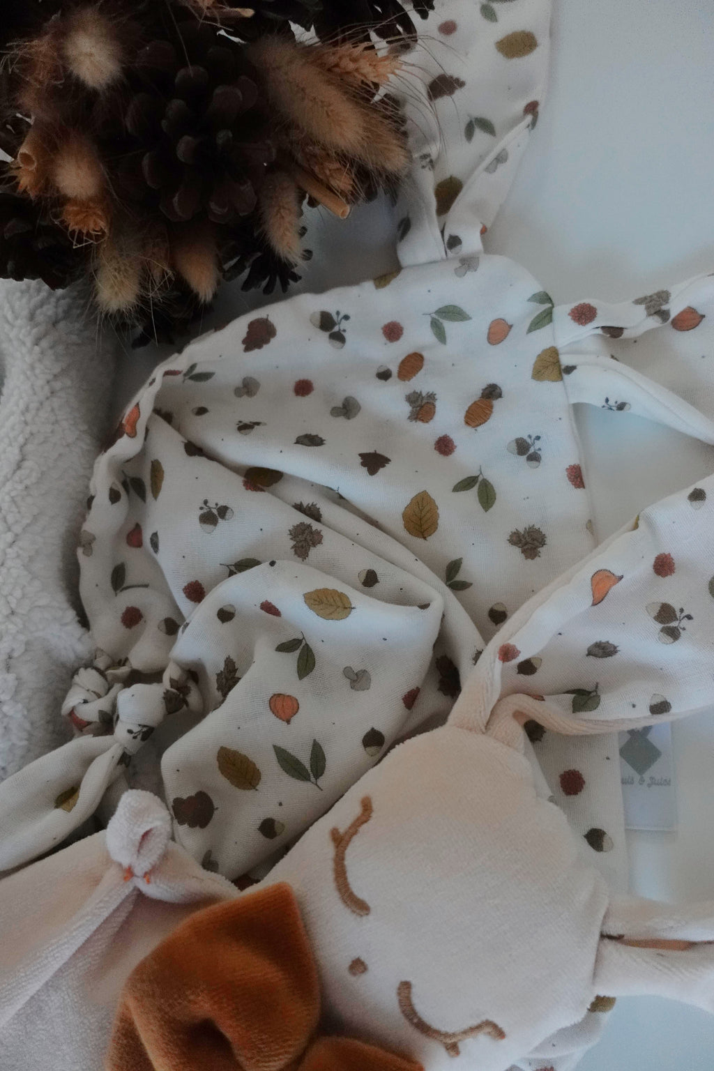 Doudou lange Classique Noeuds - Automne