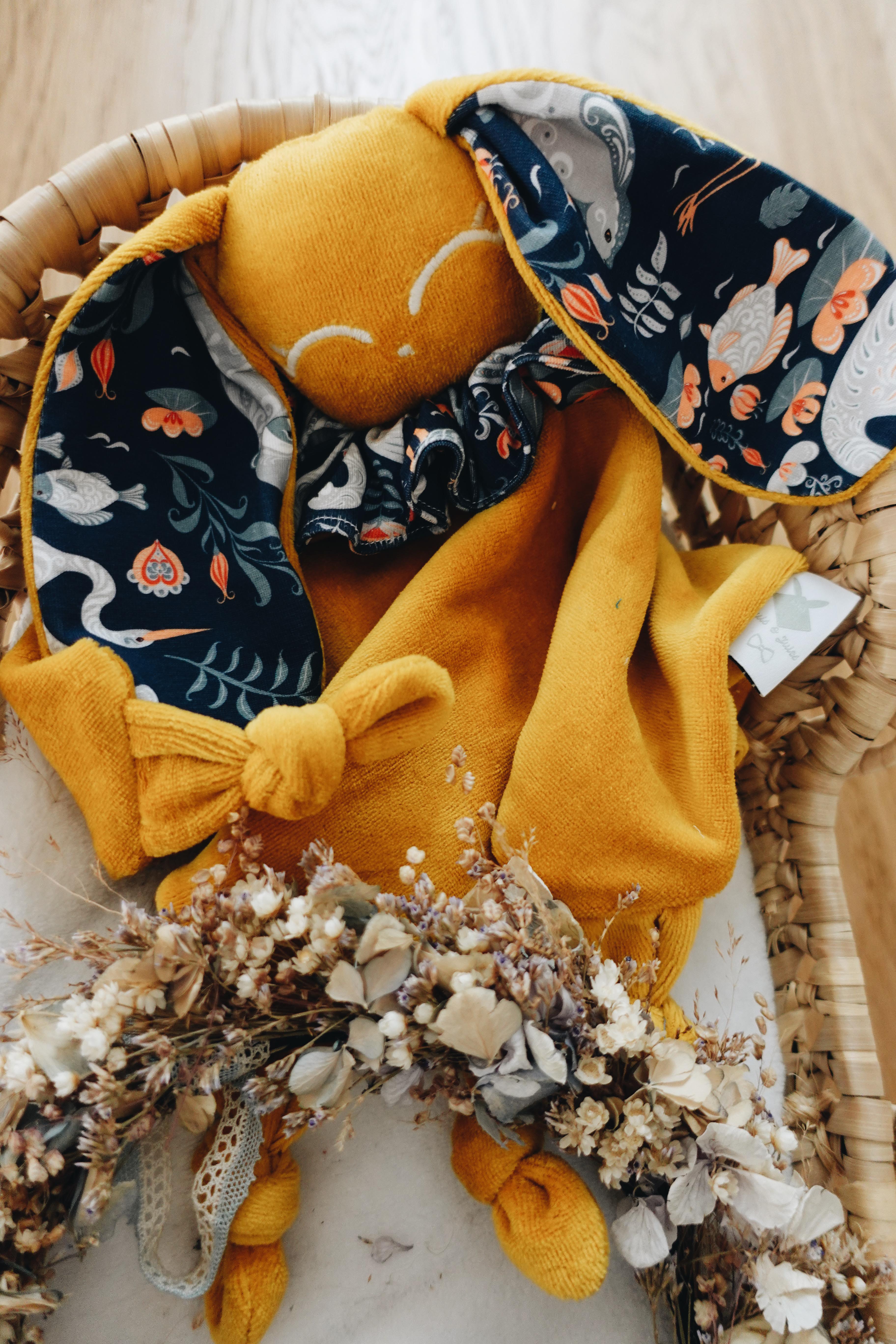 PROTOTYPE - Doudou Velours Câlin Noeuds - Lac Magique