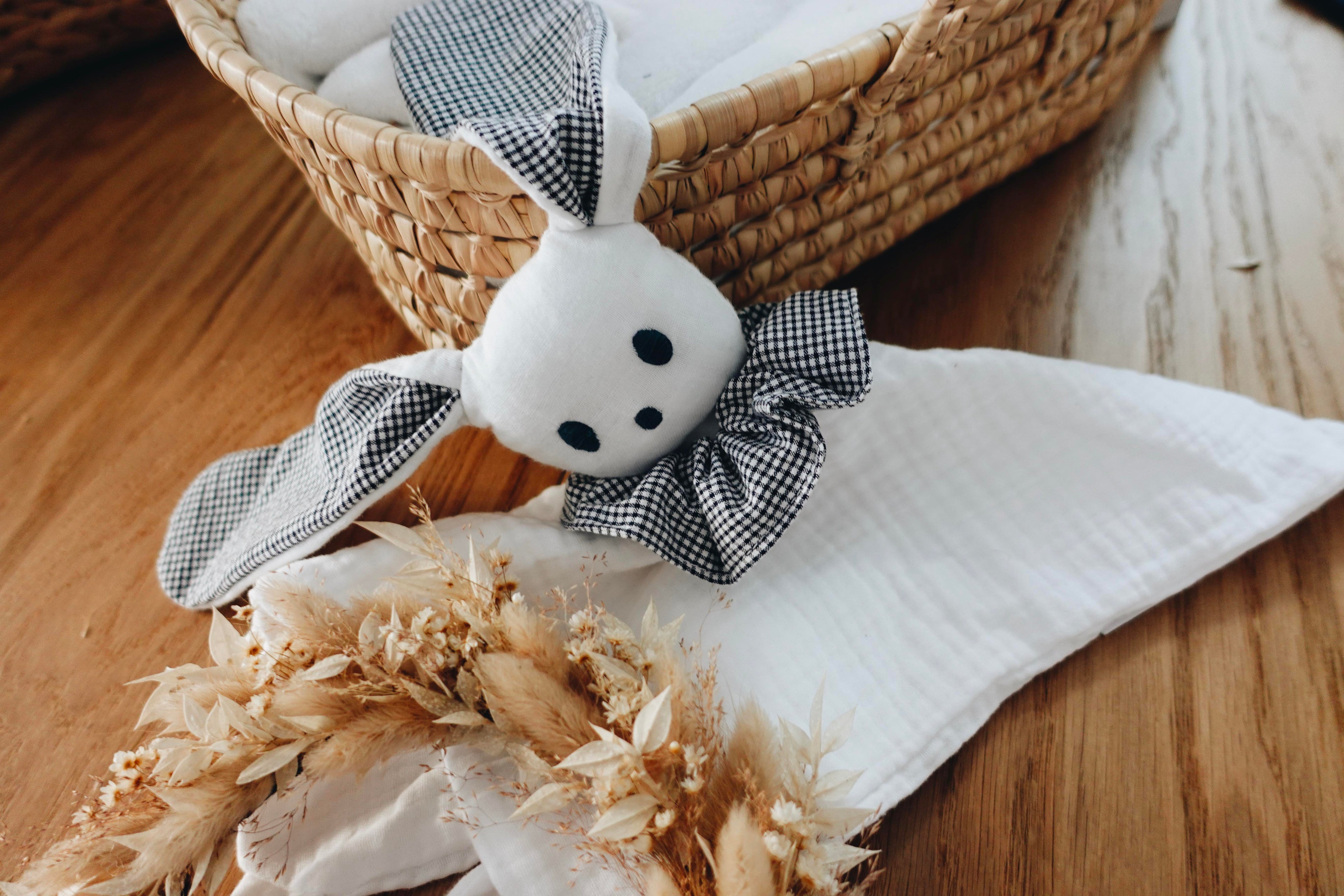 Doudou Lange Câlin Noeuds - Vichy