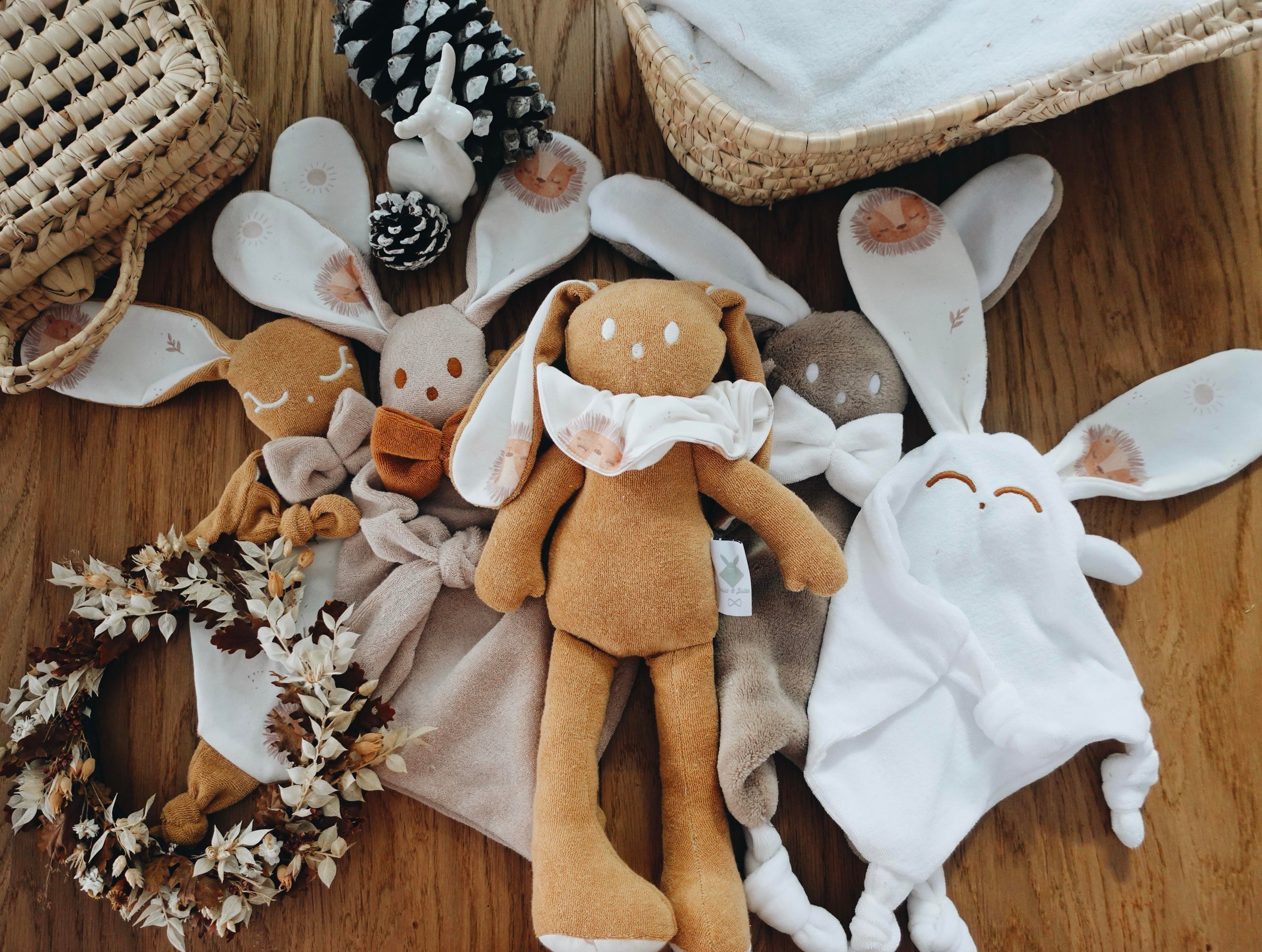 PROTOTYPE - Doudou Eponge Gaufrette - Lionceau