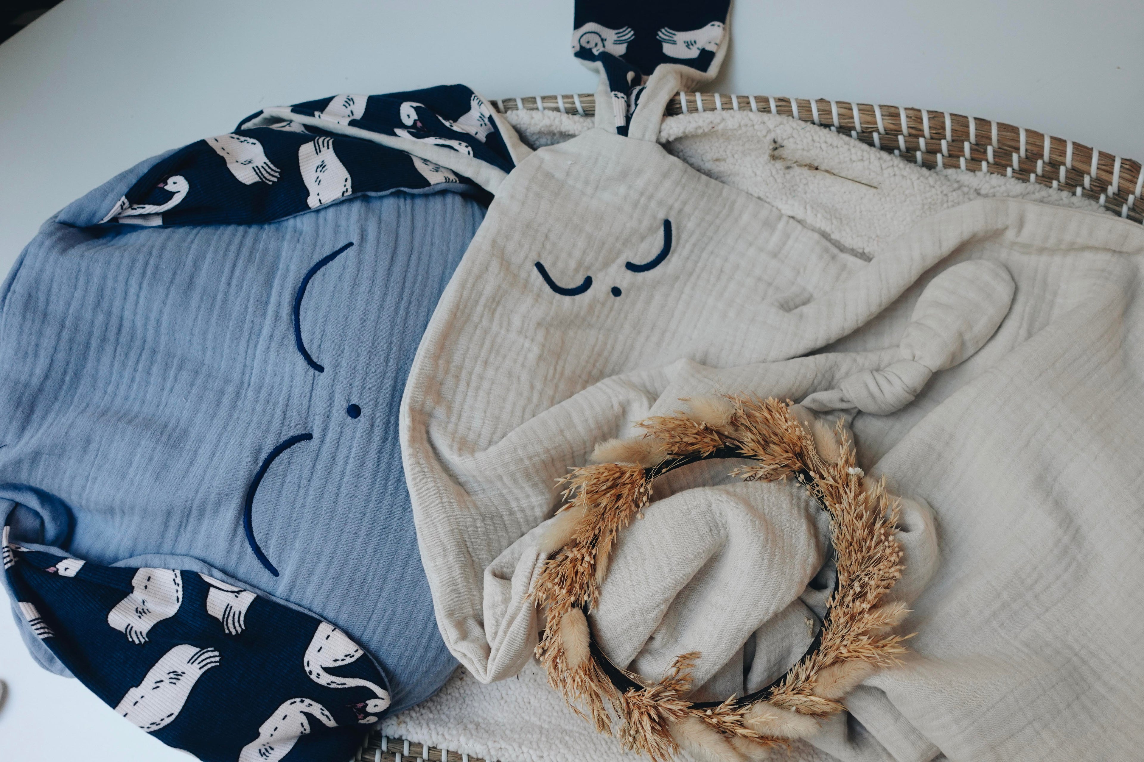 Petit Coussin Lange - Blue Swan