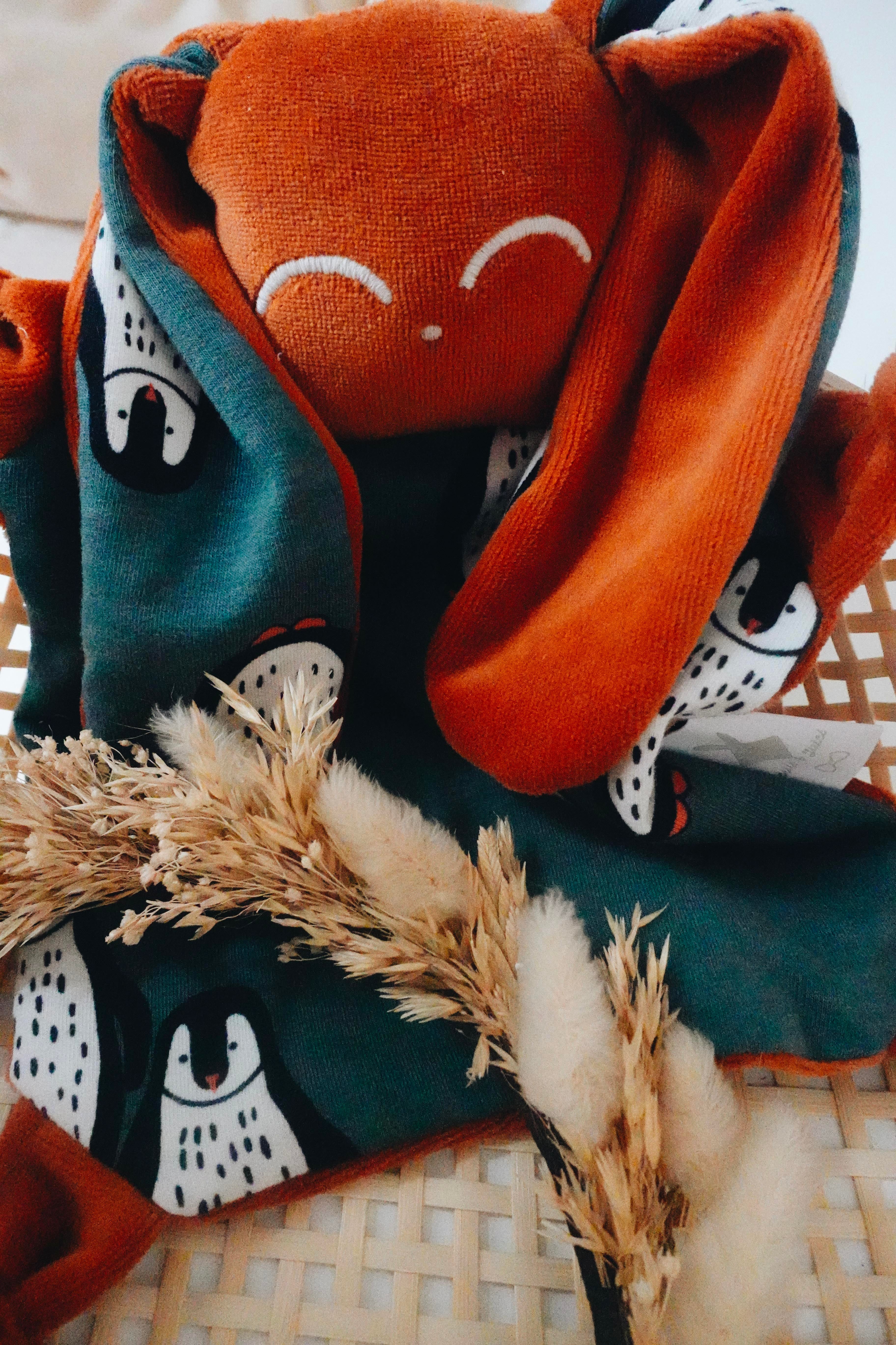 Doudou Velours Chouchou – Pingouins