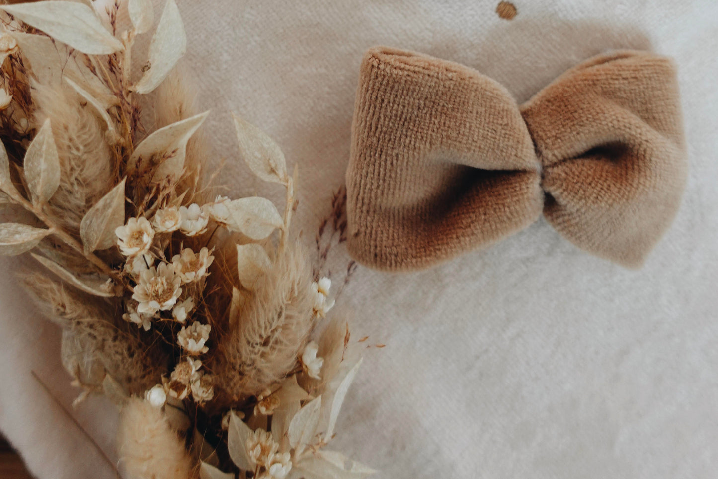 Doudou Velours Mini Noeuds - Robin