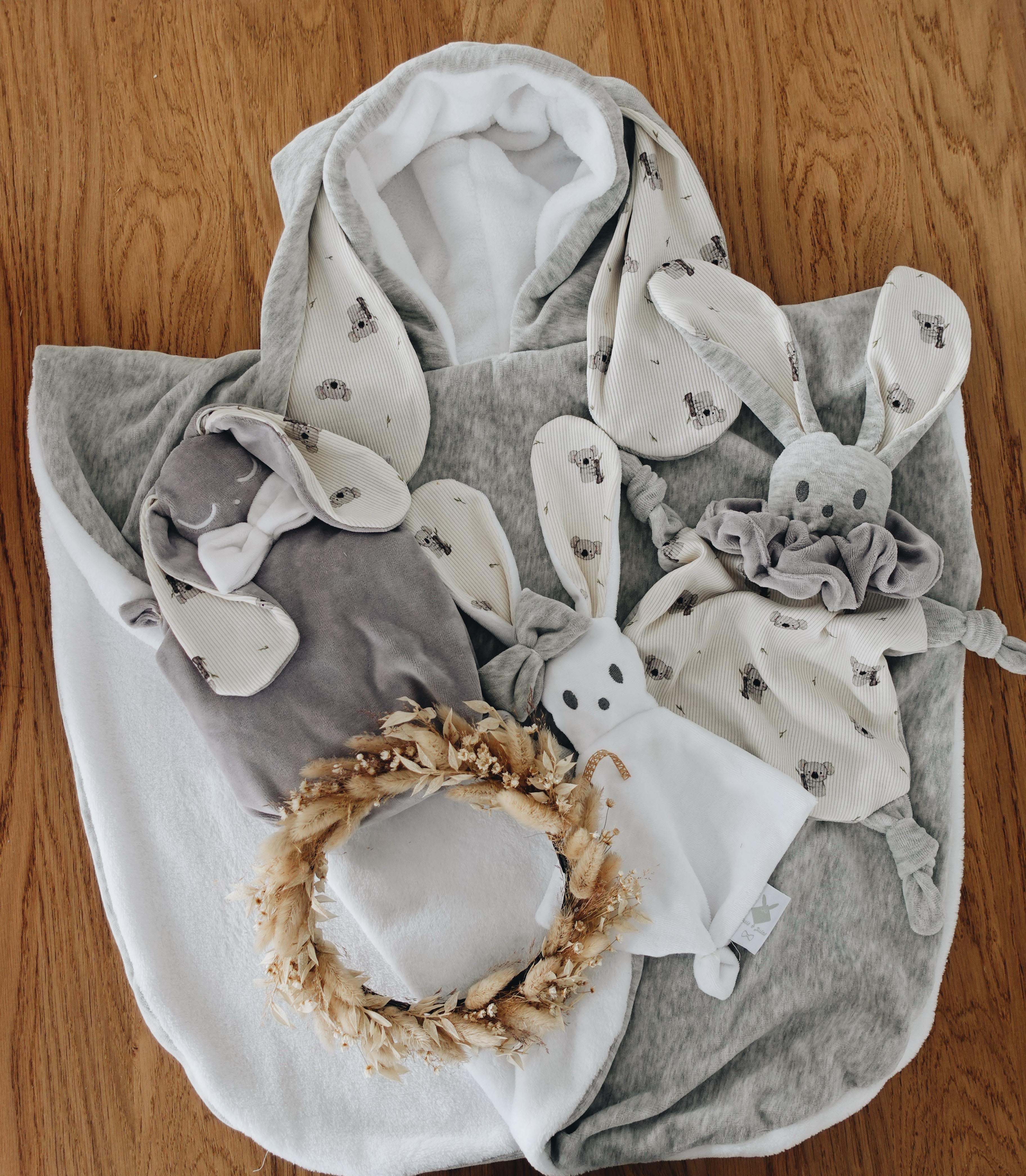 PROTOTYPE - Poncho Velours - Cute Koalas