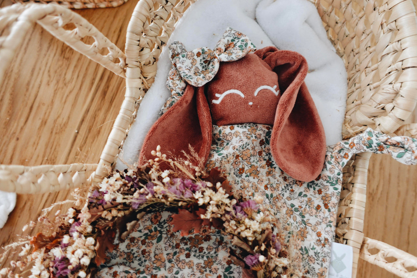Doudou Mousseline Fleurs