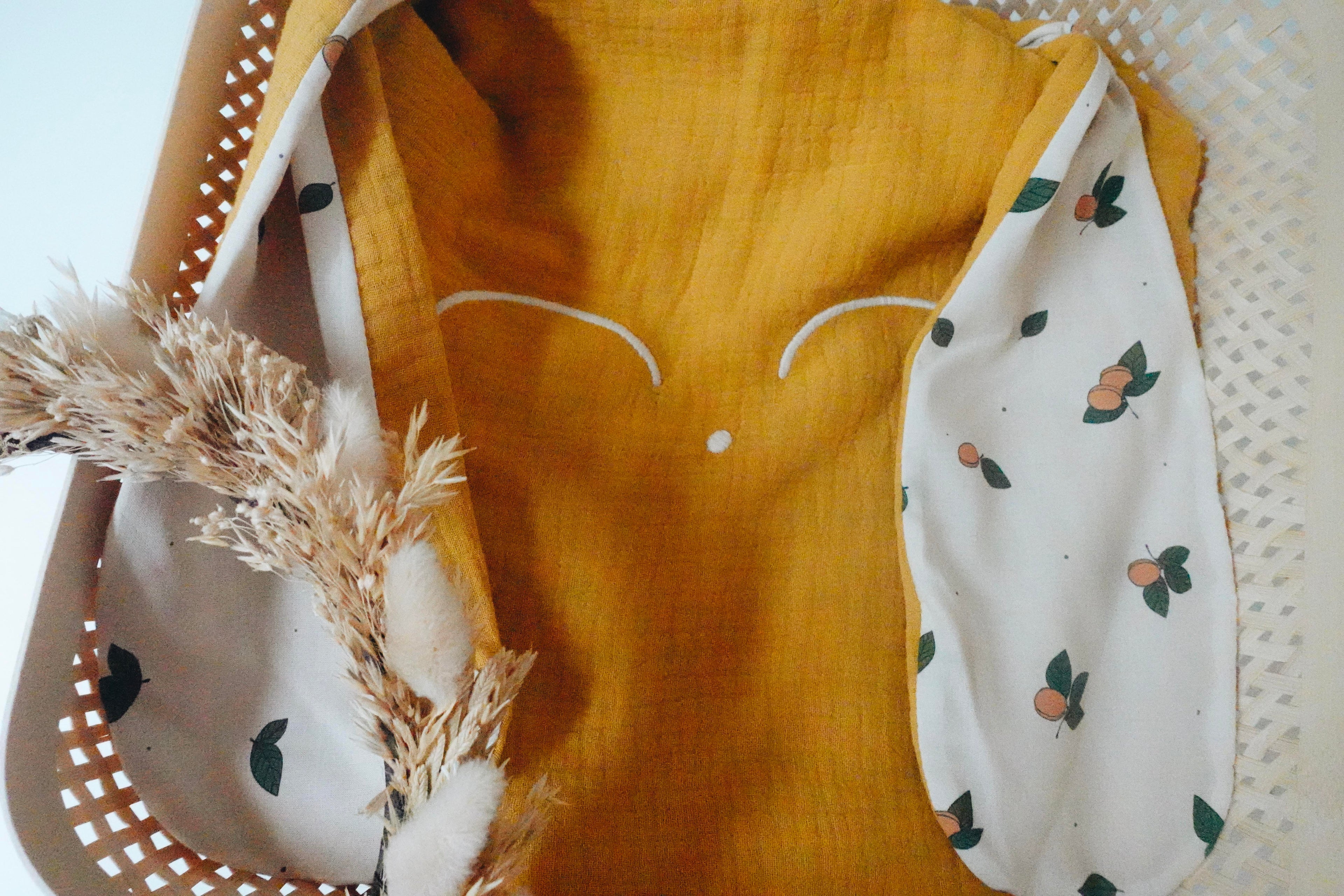 Petit Coussin Lange - Crème d'Abricots