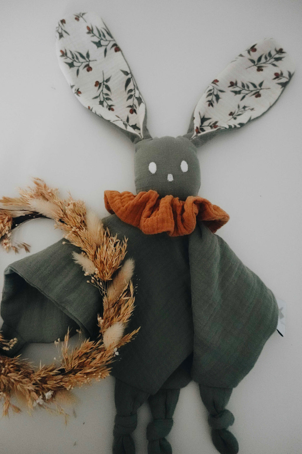 Doudou Lange Câlin Noeuds - Clémentines