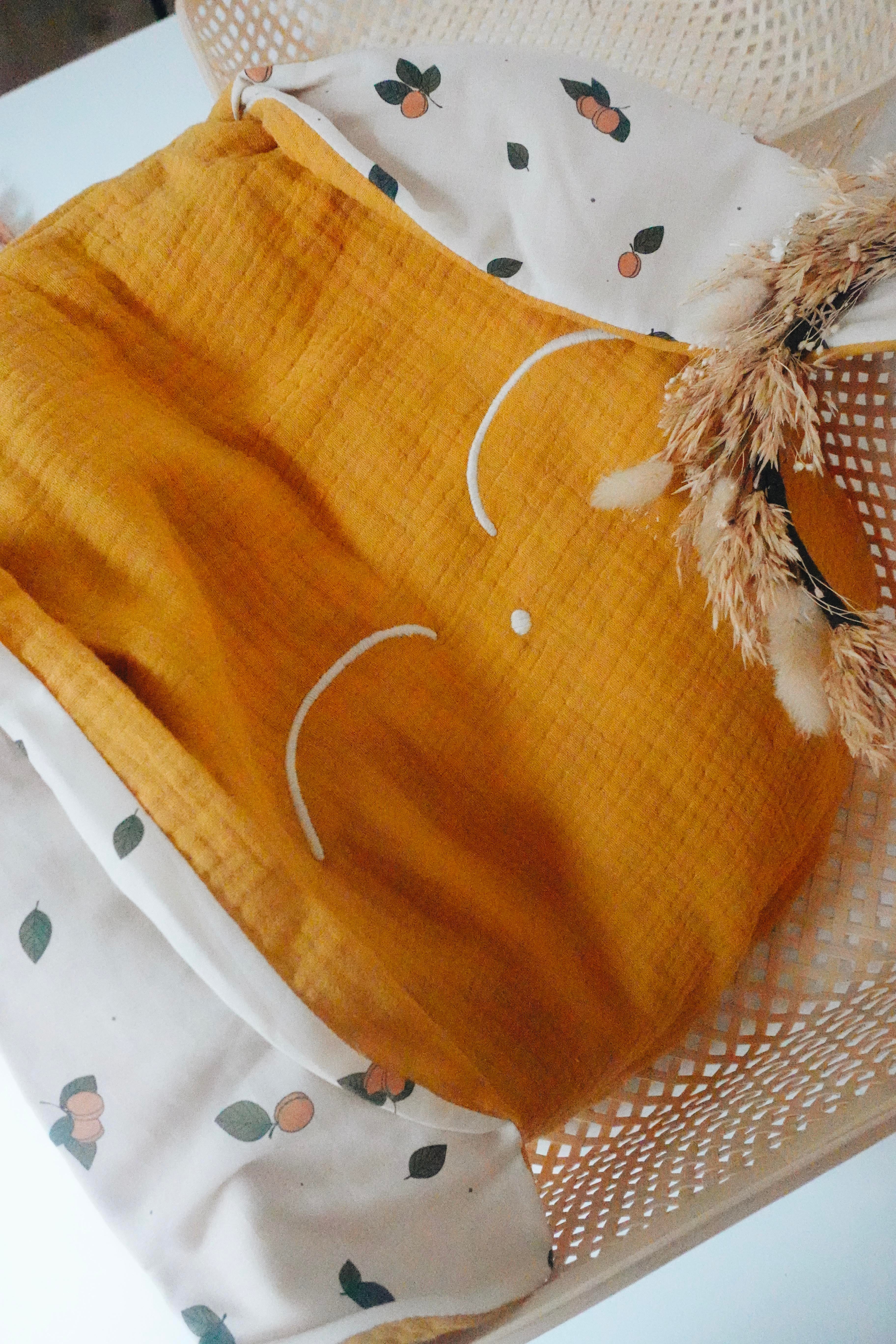 Petit Coussin Lange - Crème d'Abricots