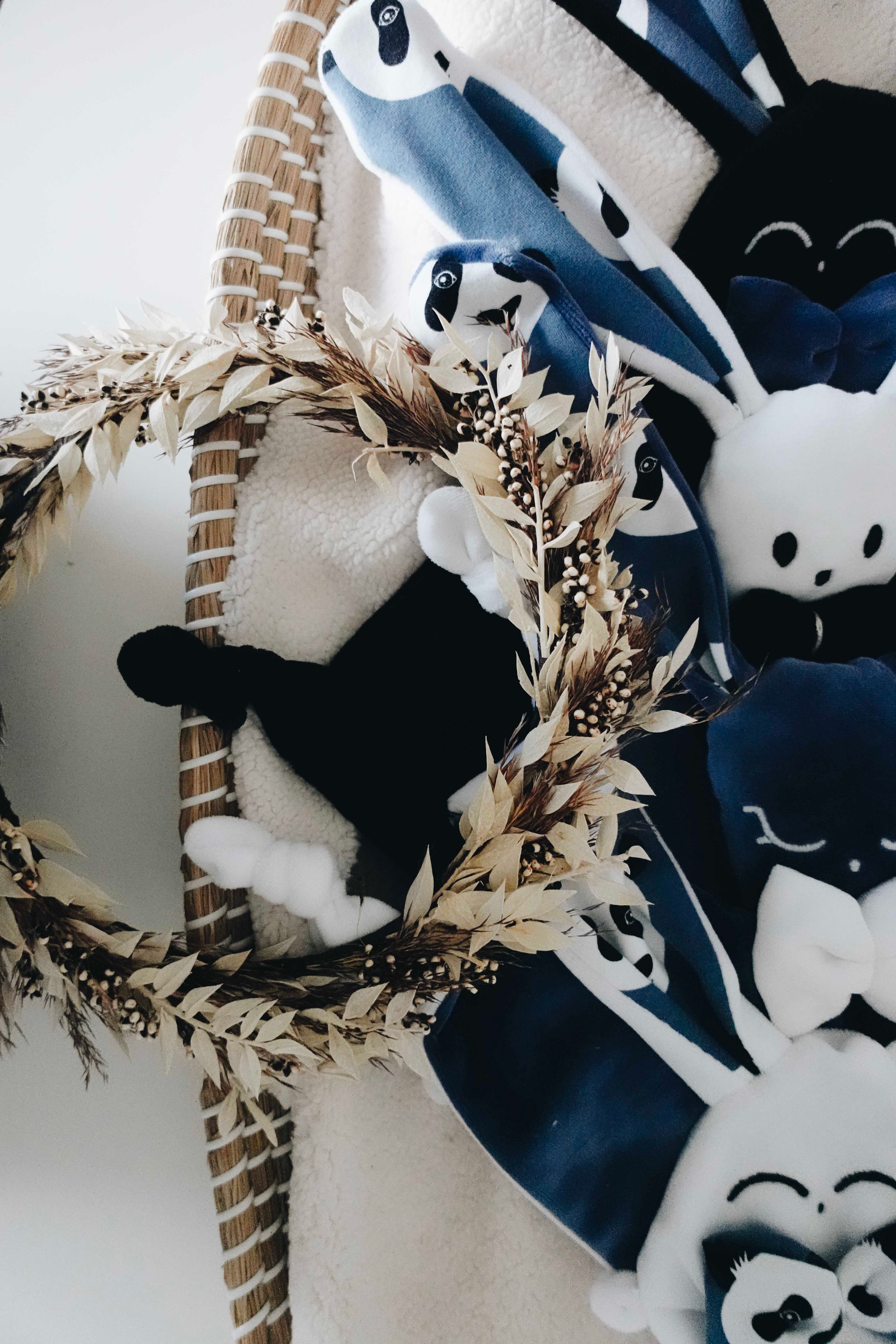 Doudou Velours Classique Noeuds - Pandas