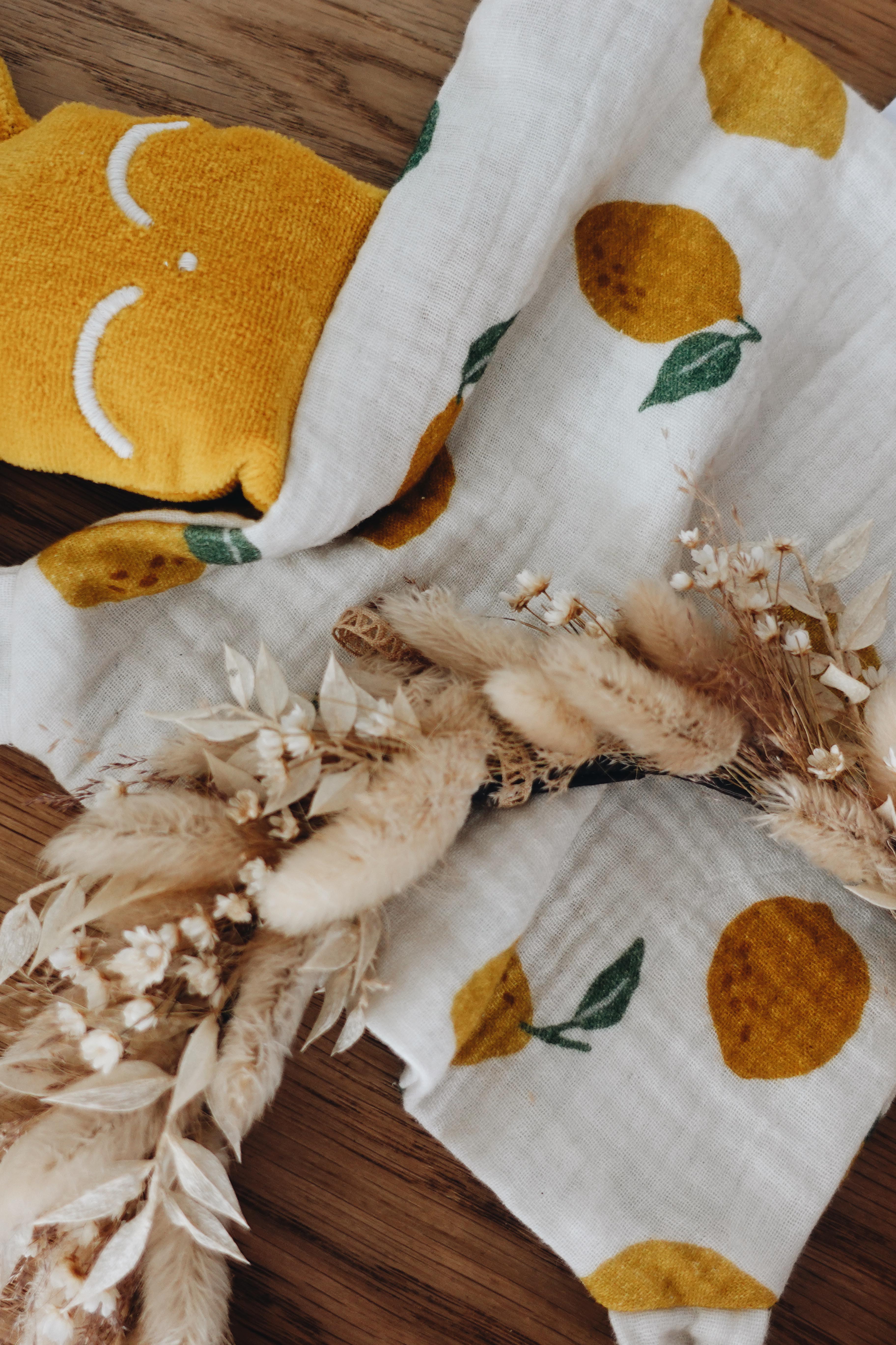 PROTOTYPE - Doudou Mousseline Big Lemons