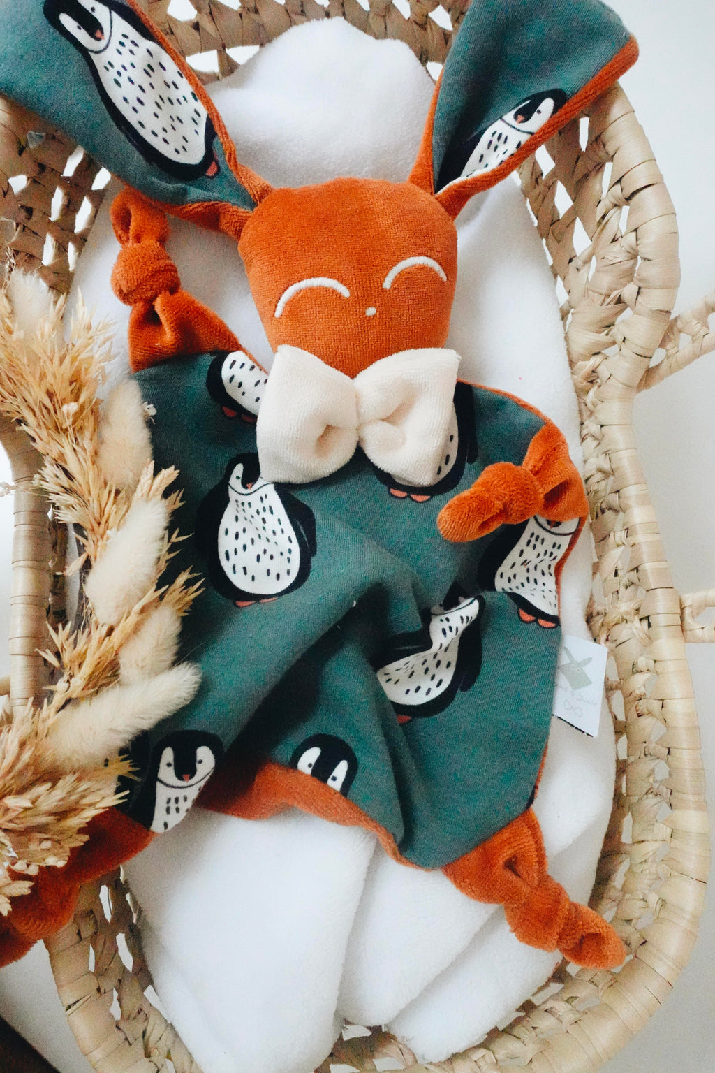 Doudou Velours Chouchou – Pingouins