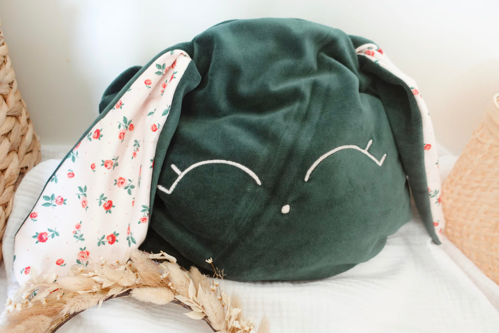 Petit Coussin Velours - Pink Roses