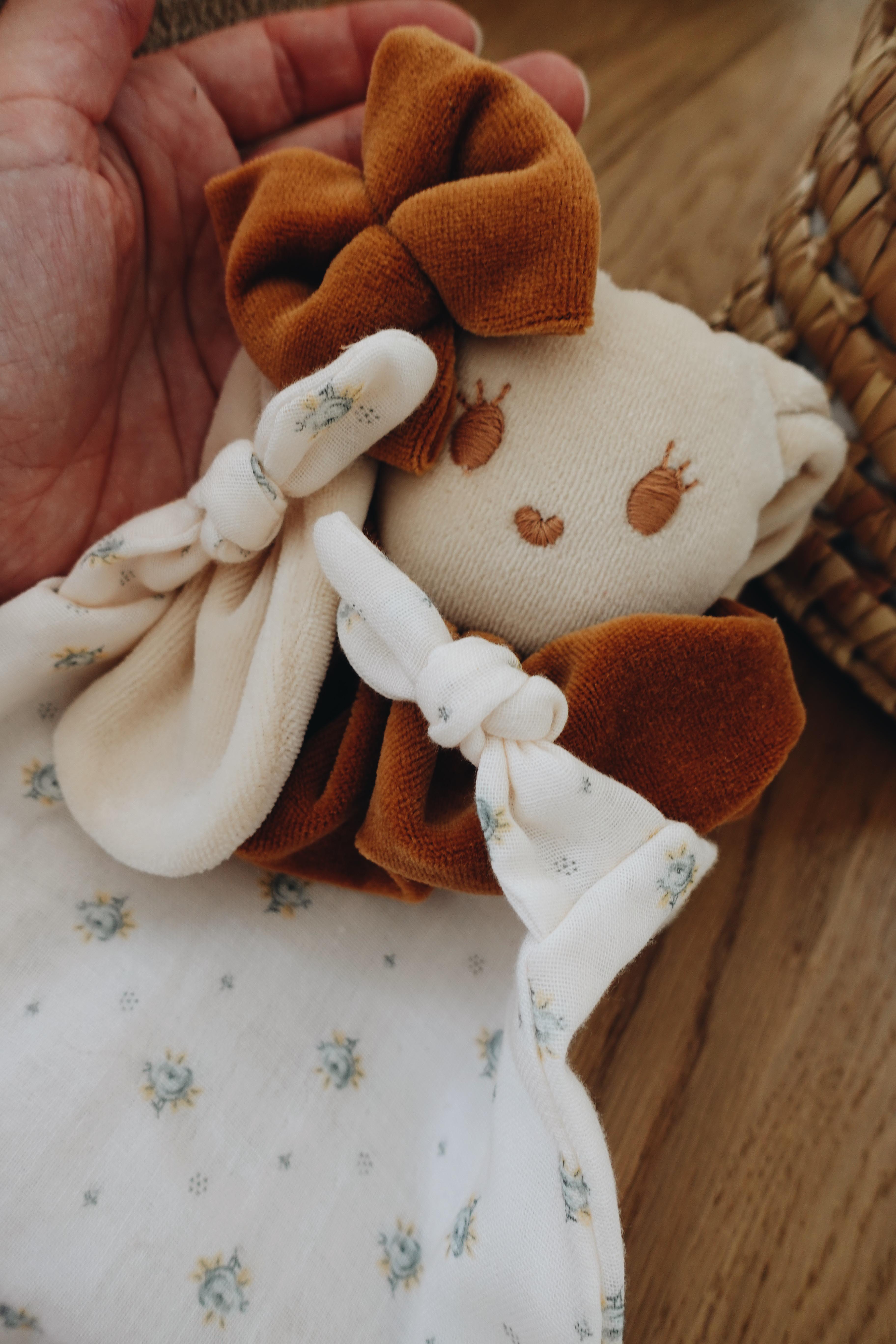 PROTOTYPE - Doudou Mousseline Monceau Bleu