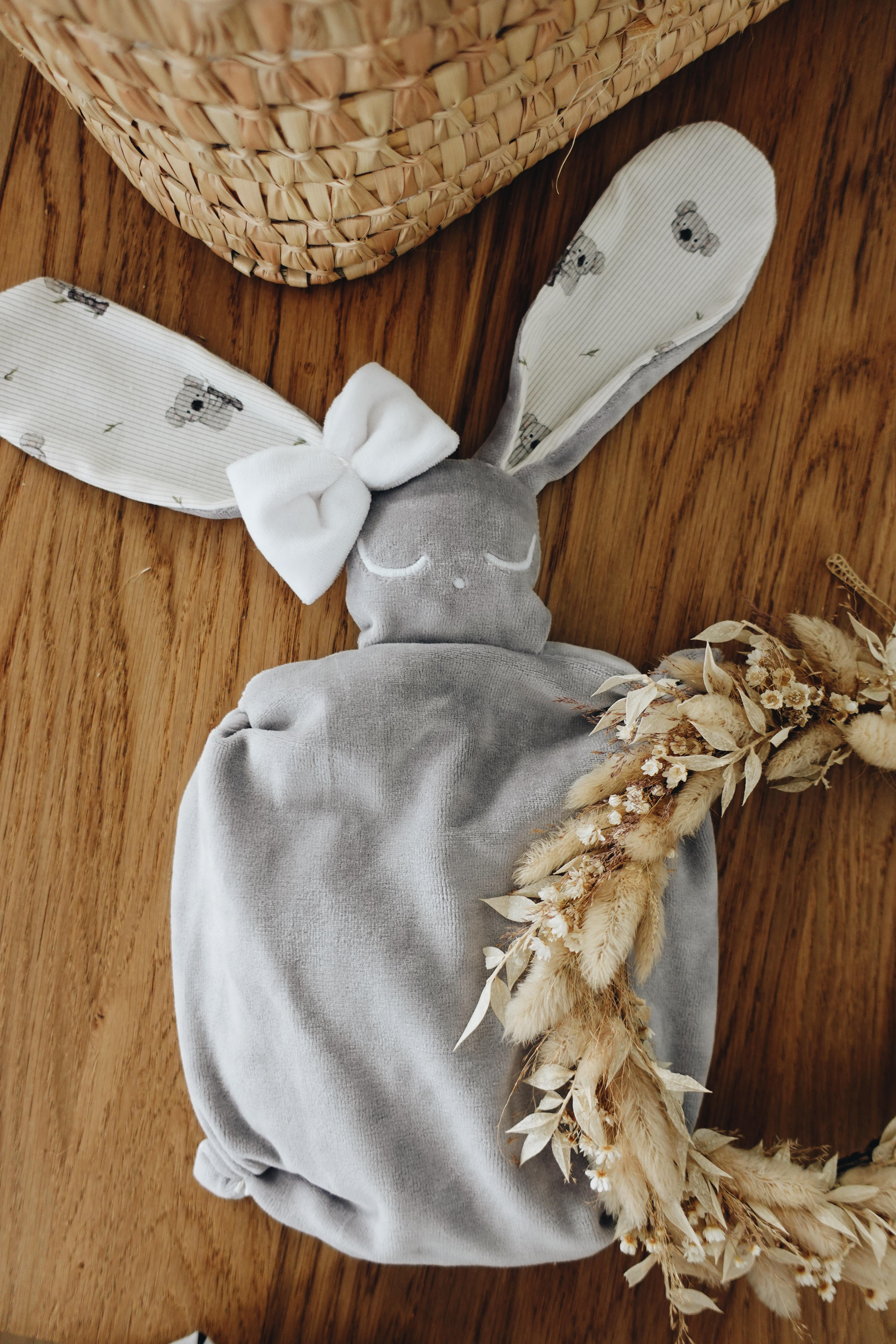 PROTOTYPE - Bouillotte noyaux de cerise velours - Cute Koalas