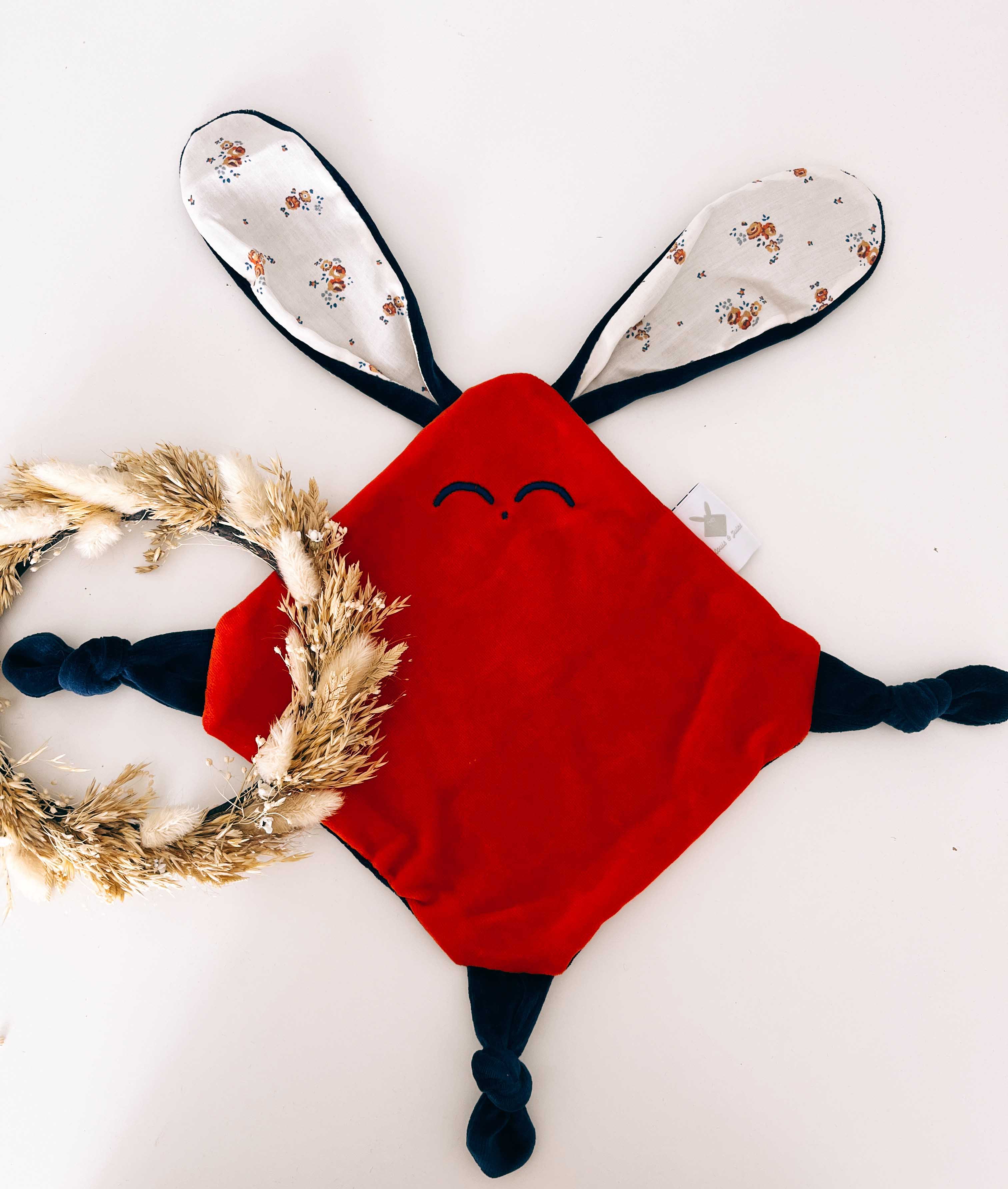 Doudou Velours Mini Noeuds - Paulinette