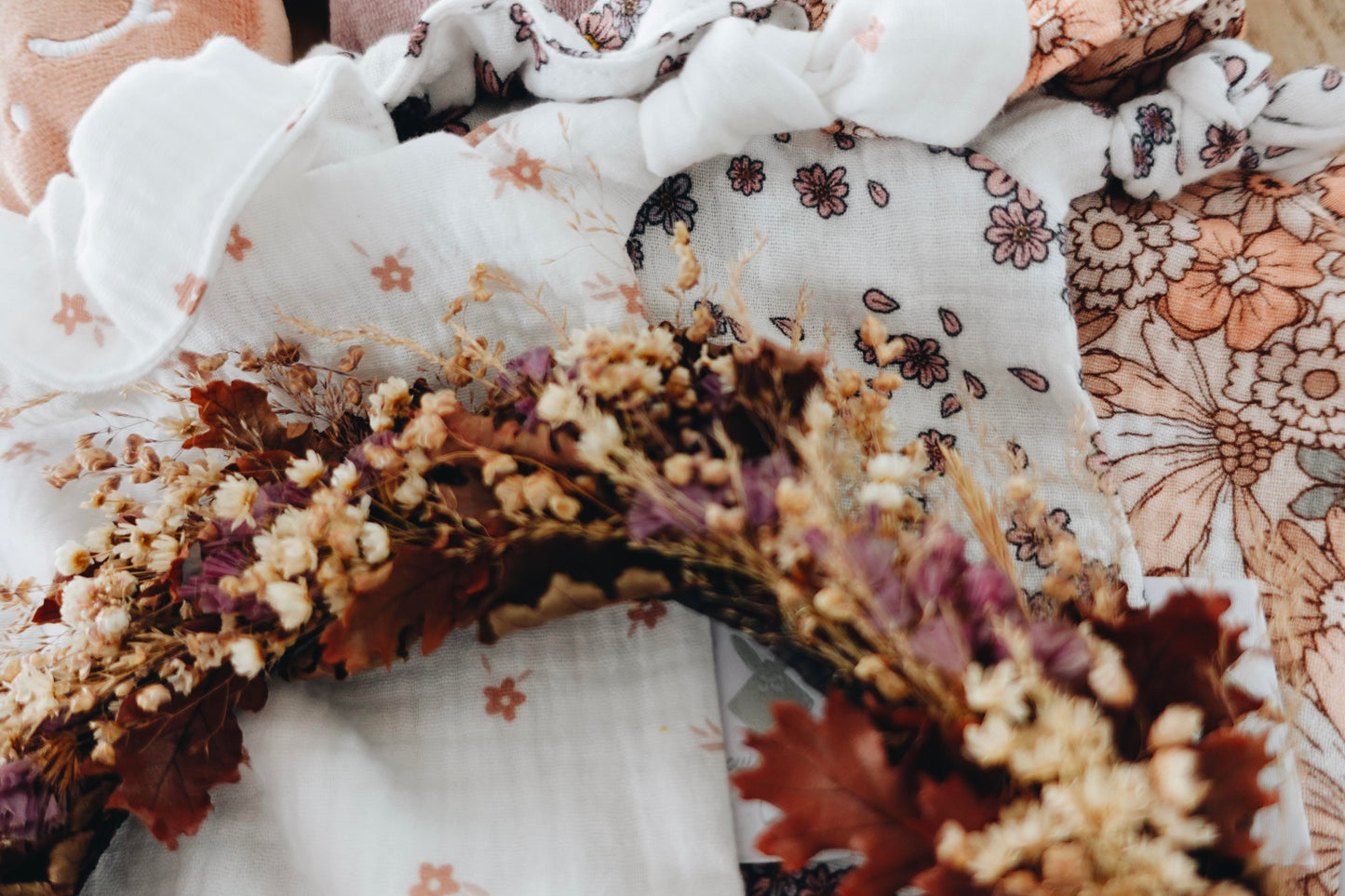 Doudou Mousseline Ditsy Flowers