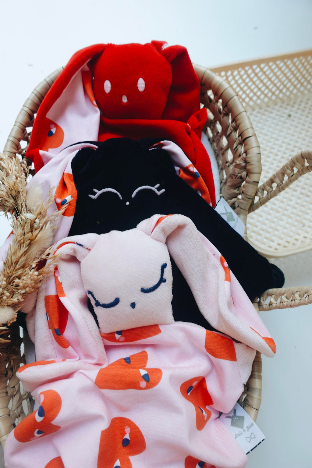 Doudou Velours Mini Noeuds - Lucette